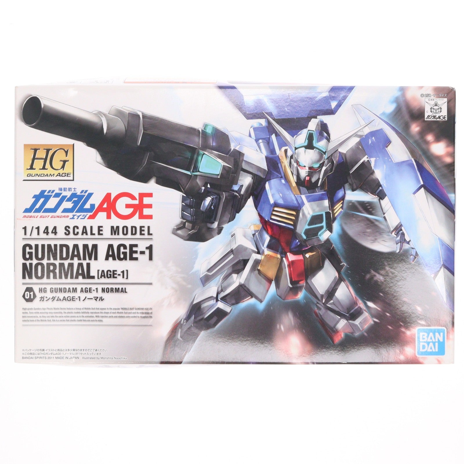 【中古即納】[PTM] (再販) HG 1/144 AGE-1 ガンダムAGE-1 ノーマル 機動戦士ガンダムAGE(エイジ) プラモデル バンダイスピリッツ(20240926)