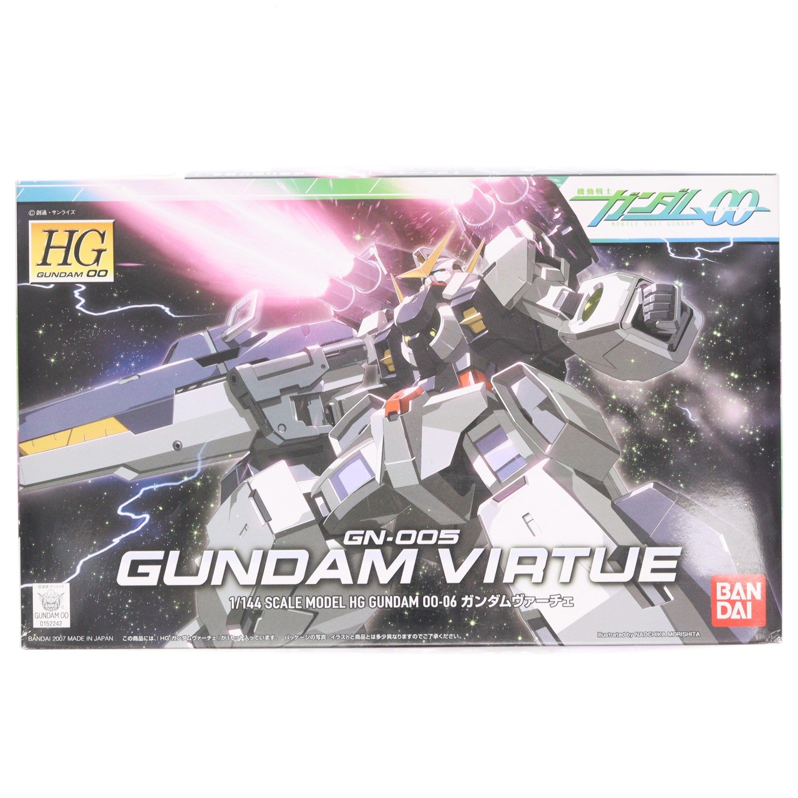 【中古即納】[PTM] HG 1/144 ガンダムヴァーチェ 機動戦士ガンダム00(ダブルオー) プラモデル バンダイ(20181110)