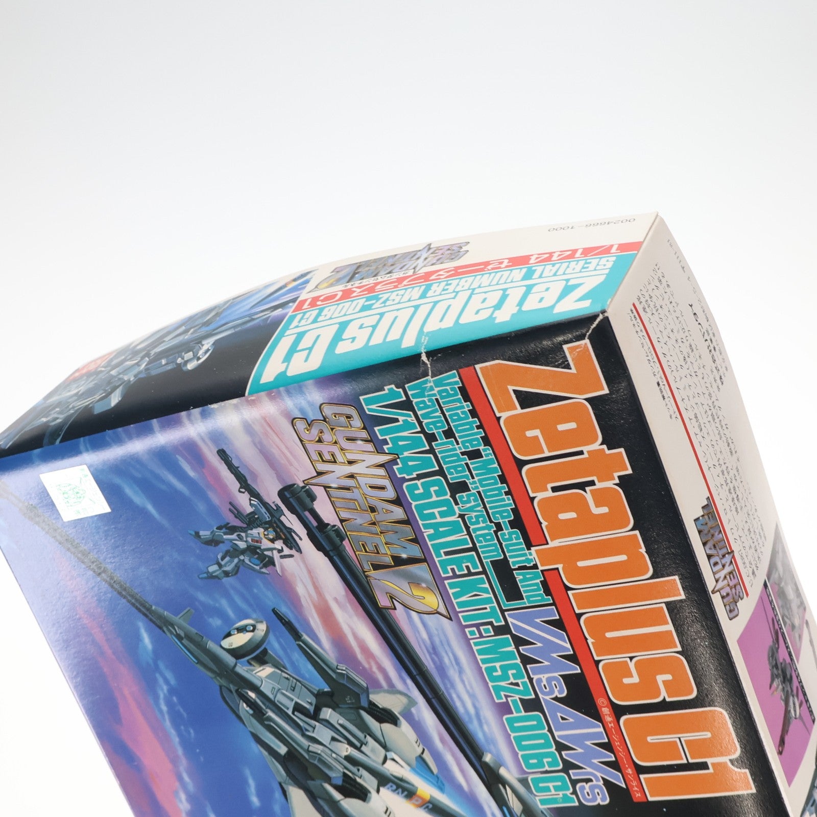 【中古即納】[PTM] 1/144 MSZ-006 C1 ゼータプラス C1 ガンダム・センチネル プラモデル(0024666) バンダイ(19880930)