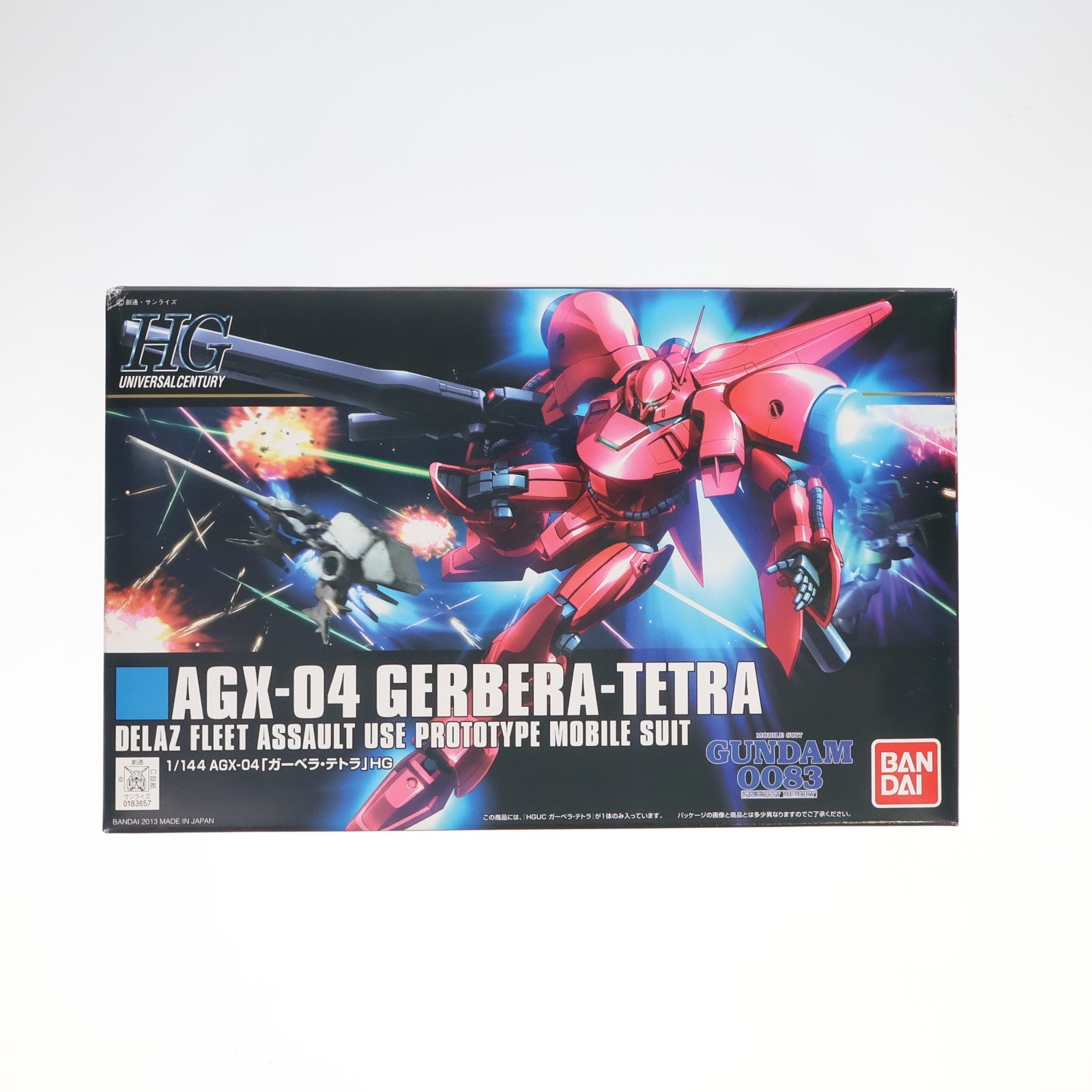 【中古即納】[PTM] HGUC 1/144 AGX-04 ガーベラ・テトラ 機動戦士ガンダム0083 STARDUST MEMORY(スターダストメモリー) プラモデル(0183657) バンダイ(20180224)