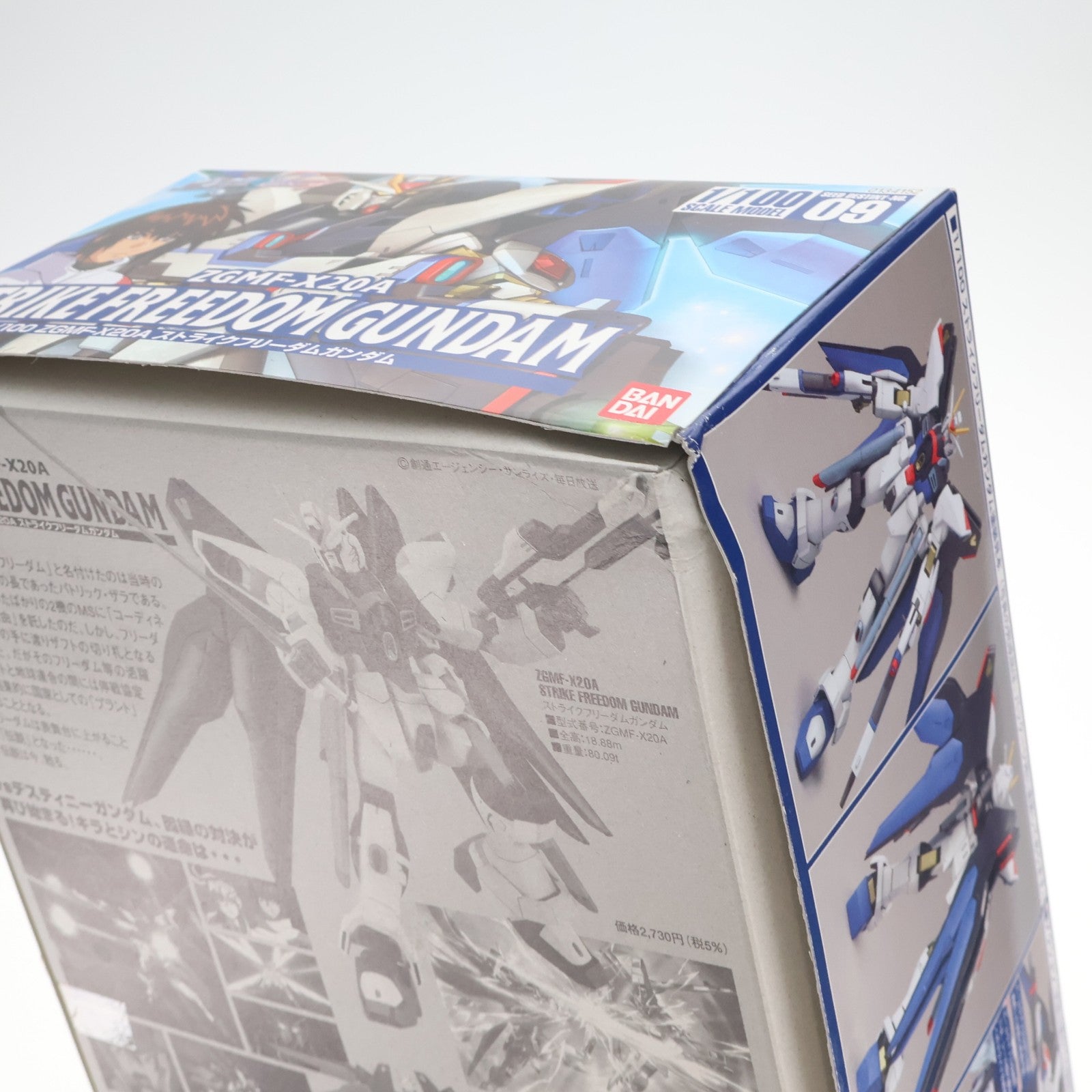 【中古即納】[PTM] 1/100 ZGMF-X20A ストライクフリーダムガンダム 機動戦士ガンダムSEED DESTINY(シード デスティニー) プラモデル(0134152) バンダイ(20050805)