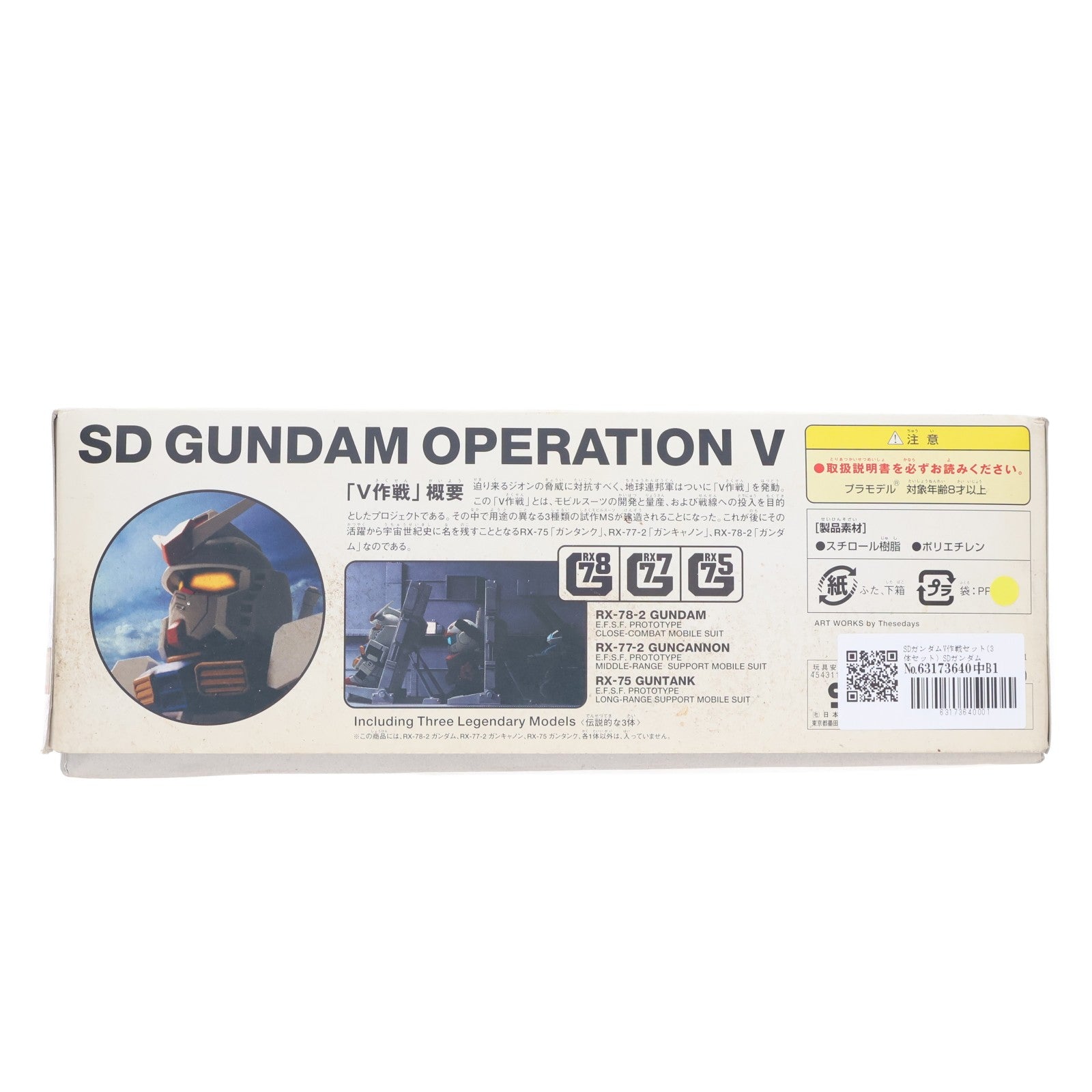 【中古即納】[PTM] SDガンダムV作戦セット(3体セット) SDガンダム G-GENERATION-F プラモデル(0109467) バンダイ(20040617)