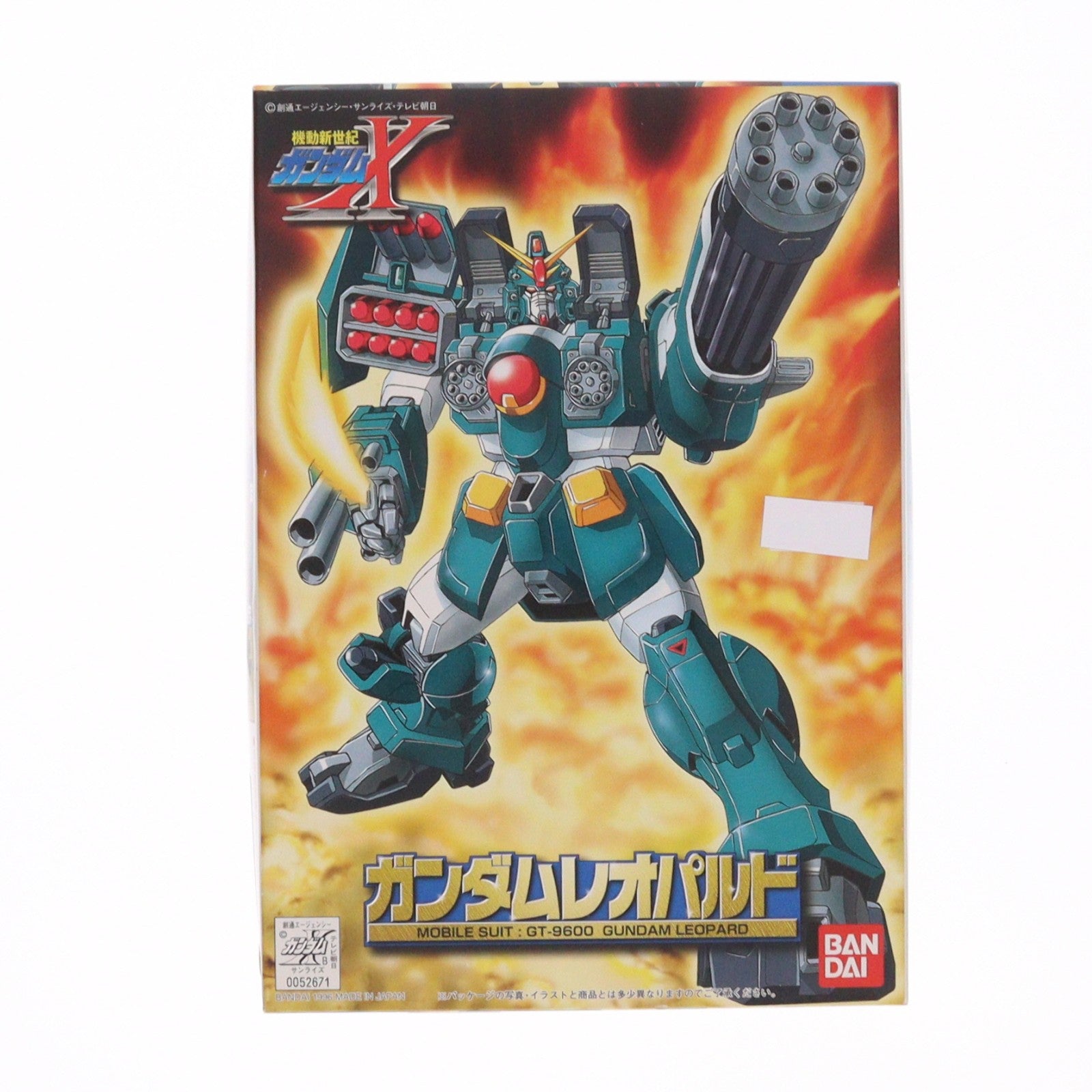 【中古即納】[PTM] 1/144 ガンダムレオパルド GT-9600 機動新世紀 ガンダムX シリーズ No.03 プラモデル バンダイ(20131027)