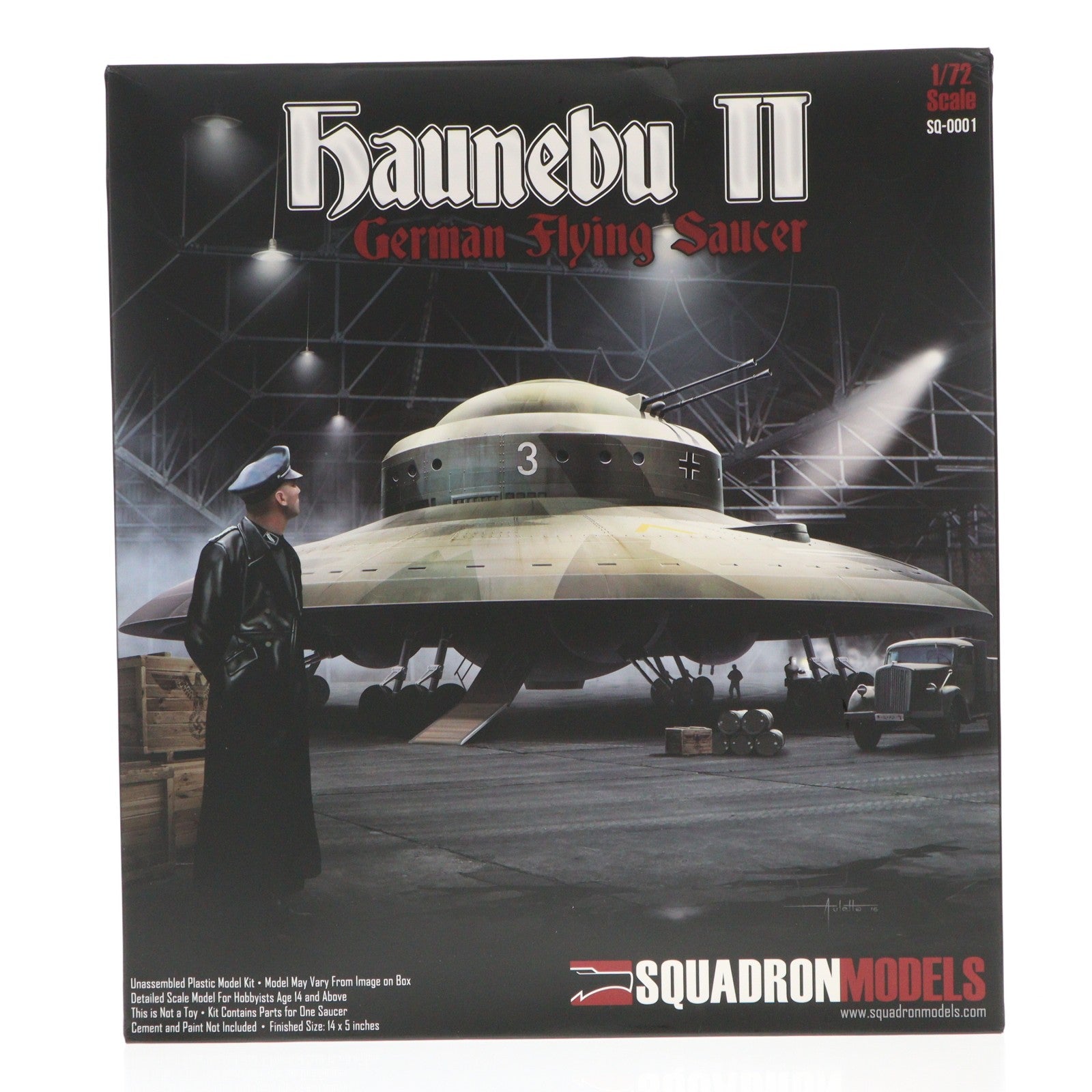 【中古即納】[PTM] 1/72 WW.II ドイツ軍 円盤型秘密兵器 ハウニブII プラモデル(SQM0001) Squadron Products(スコードロン)(20170422)