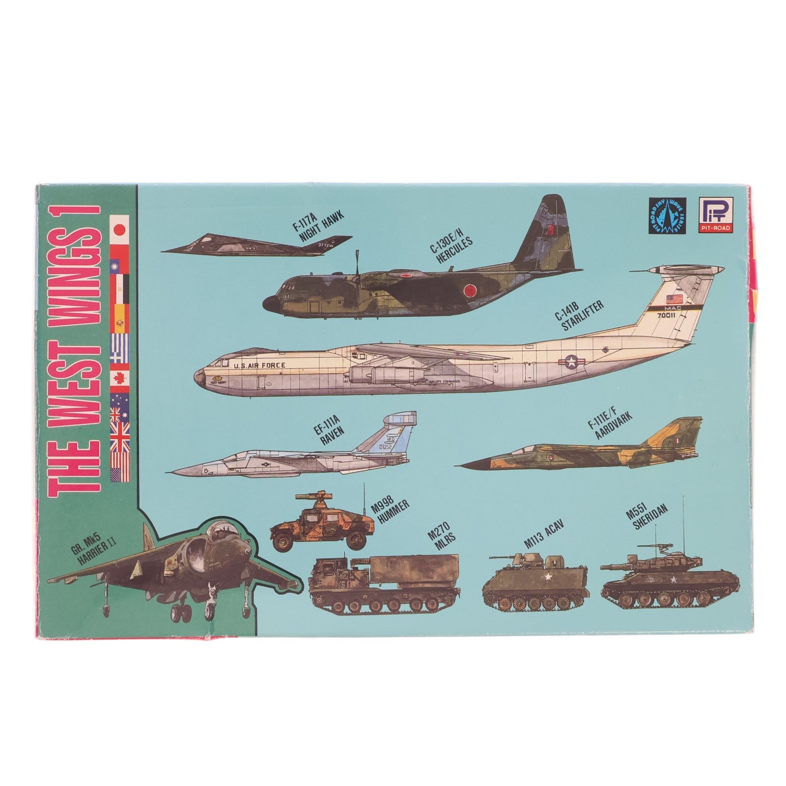 【中古即納】[PTM] スカイウェーブシリーズ 1/700 ザ ウェスト・ウィングス 1 プラモデル(S07) ピットロード(20170317)