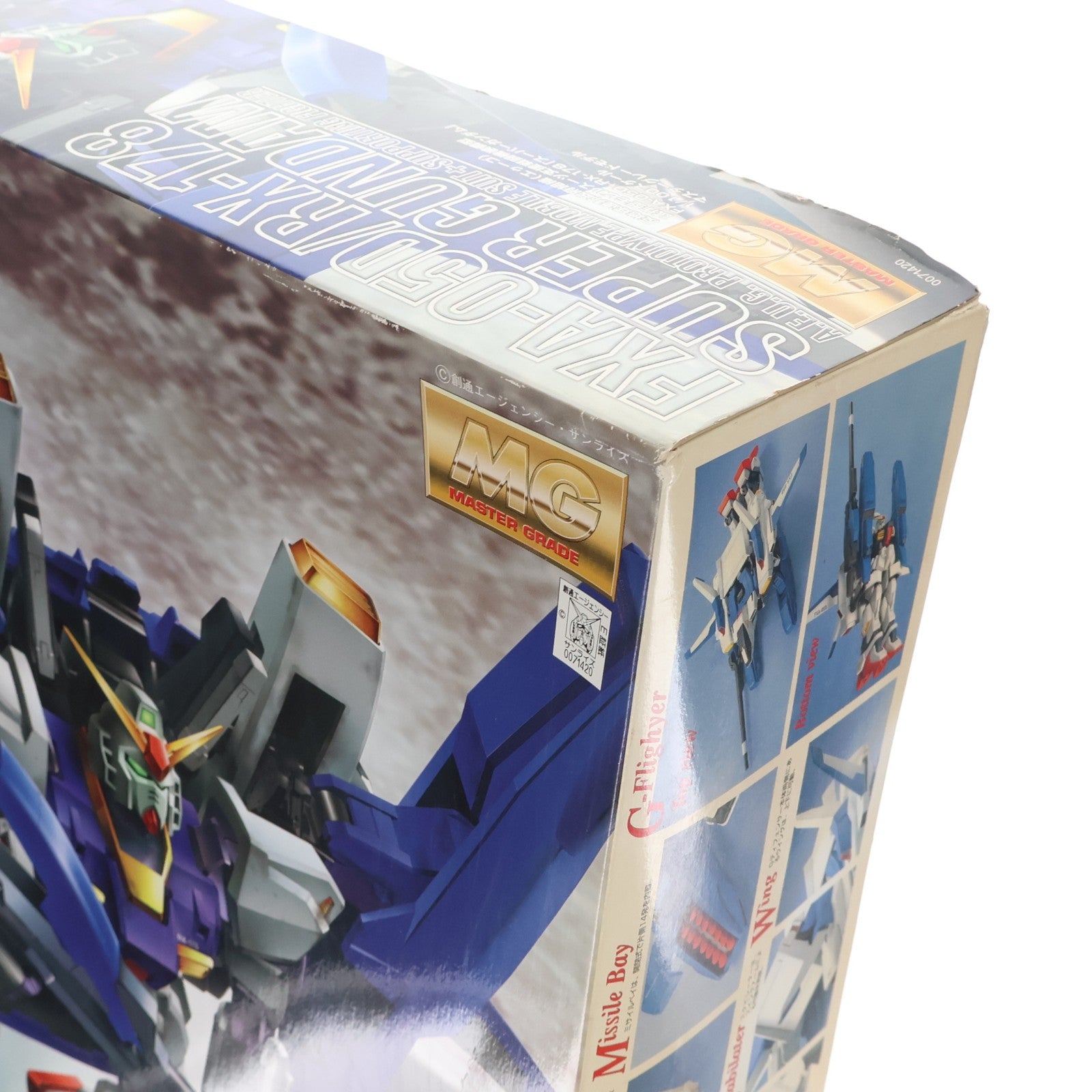 【中古即納】[PTM] MG 1/100 FXA-05D + RX-178 スーパーガンダム 反地球連邦政府組織(エゥーゴ) 試作型モビルスーツ支援戦闘機装備型 機動戦士Zガンダム プラモデル(0071420) バンダイ(20170421)