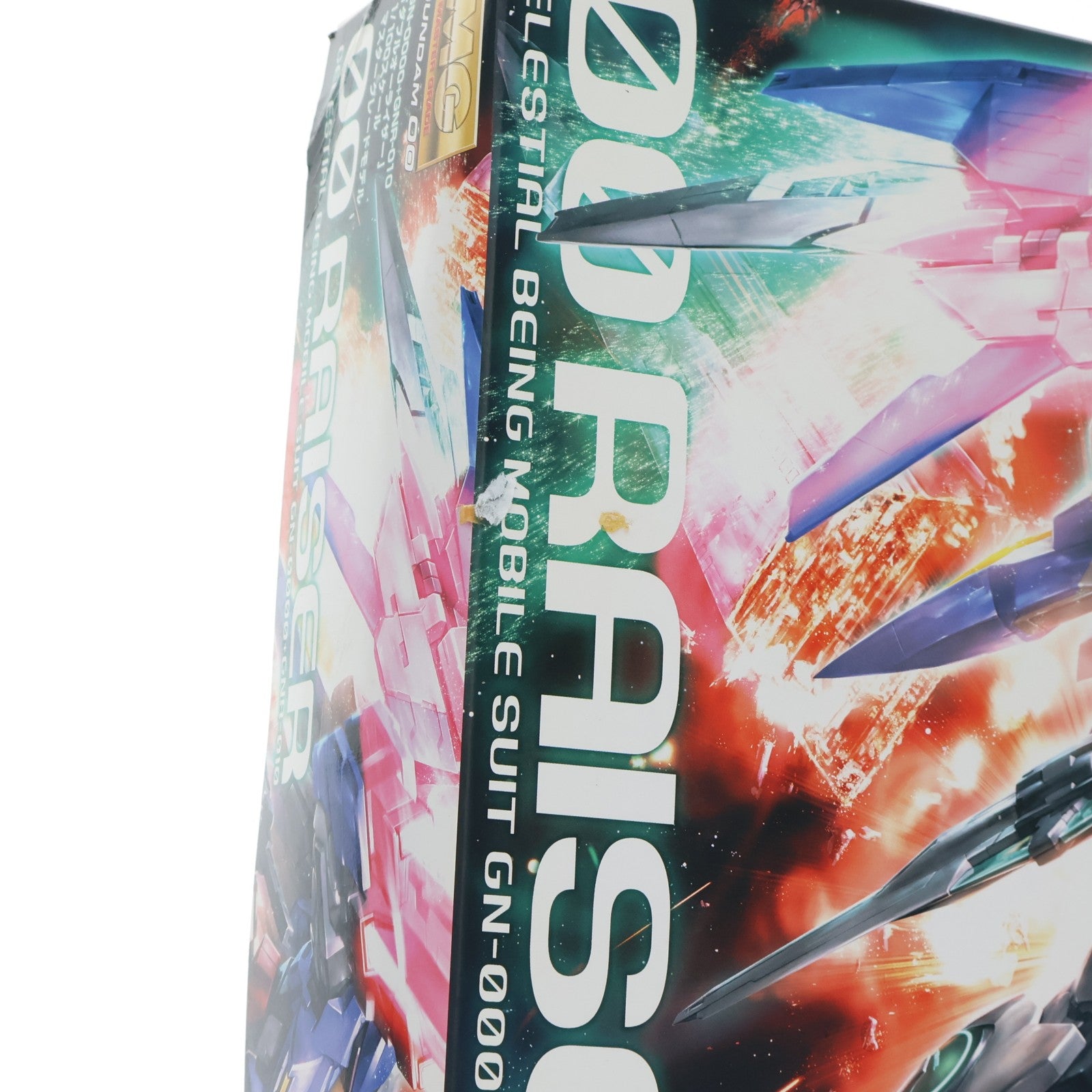 【中古即納】[PTM] MG 1/100 GN-0000+GNR-010 ダブルオーライザー 機動戦士ガンダム00(ダブルオー) プラモデル(0169914) バンダイ(20210920)