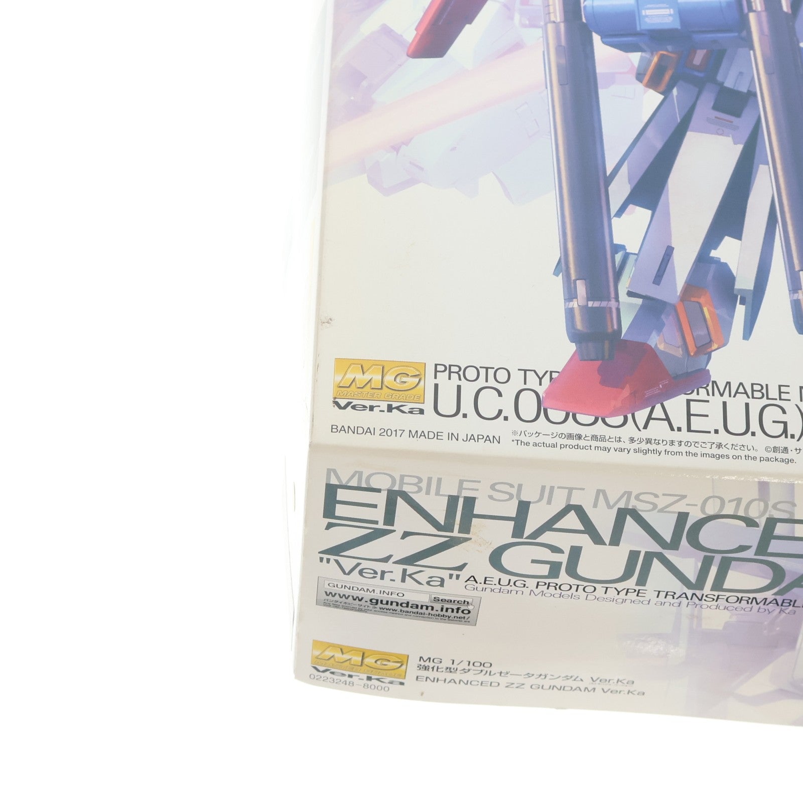 【中古即納】[PTM] プレミアムバンダイ限定 MG 1/100 MSZ-010S 強化型ダブルゼータガンダム Ver.Ka 機動戦士ガンダムZZ(ダブルゼータ) プラモデル(0223248) バンダイ(20171231)