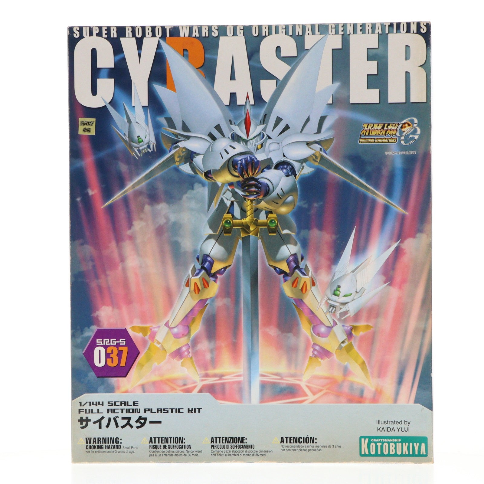 【中古即納】[PTM] 1/144 サイバスター スーパーロボット大戦OG プラモデル(KP101) コトブキヤ(20120314)