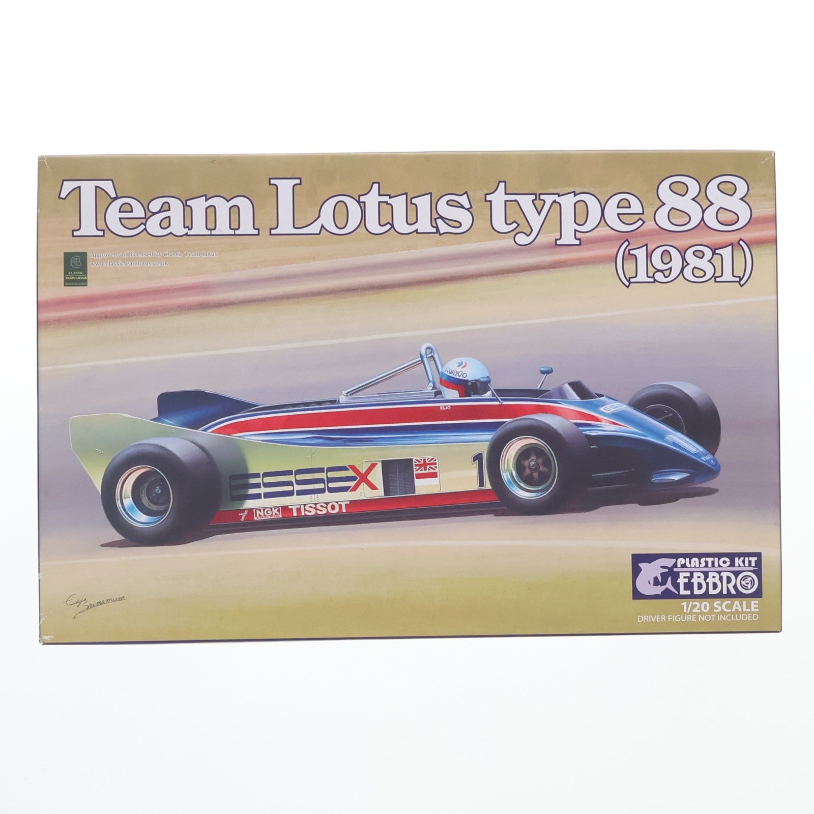 【中古即納】[PTM] 1/20 Team Lotus Type 88 1981 プラモデル(20011) EBBRO(エブロ)(20160415)