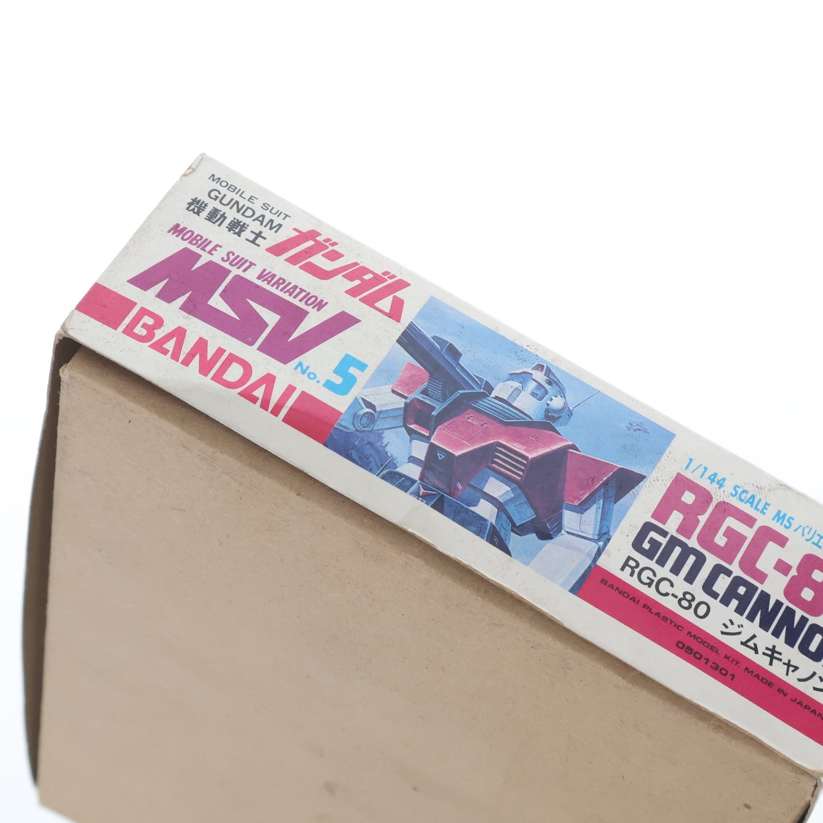 【中古即納】[PTM] (JAN無し版) 1/144 RGC-80 ジムキャノン 機動戦士ガンダム MSV No.5 プラモデル(0501301) バンダイ(19991231)