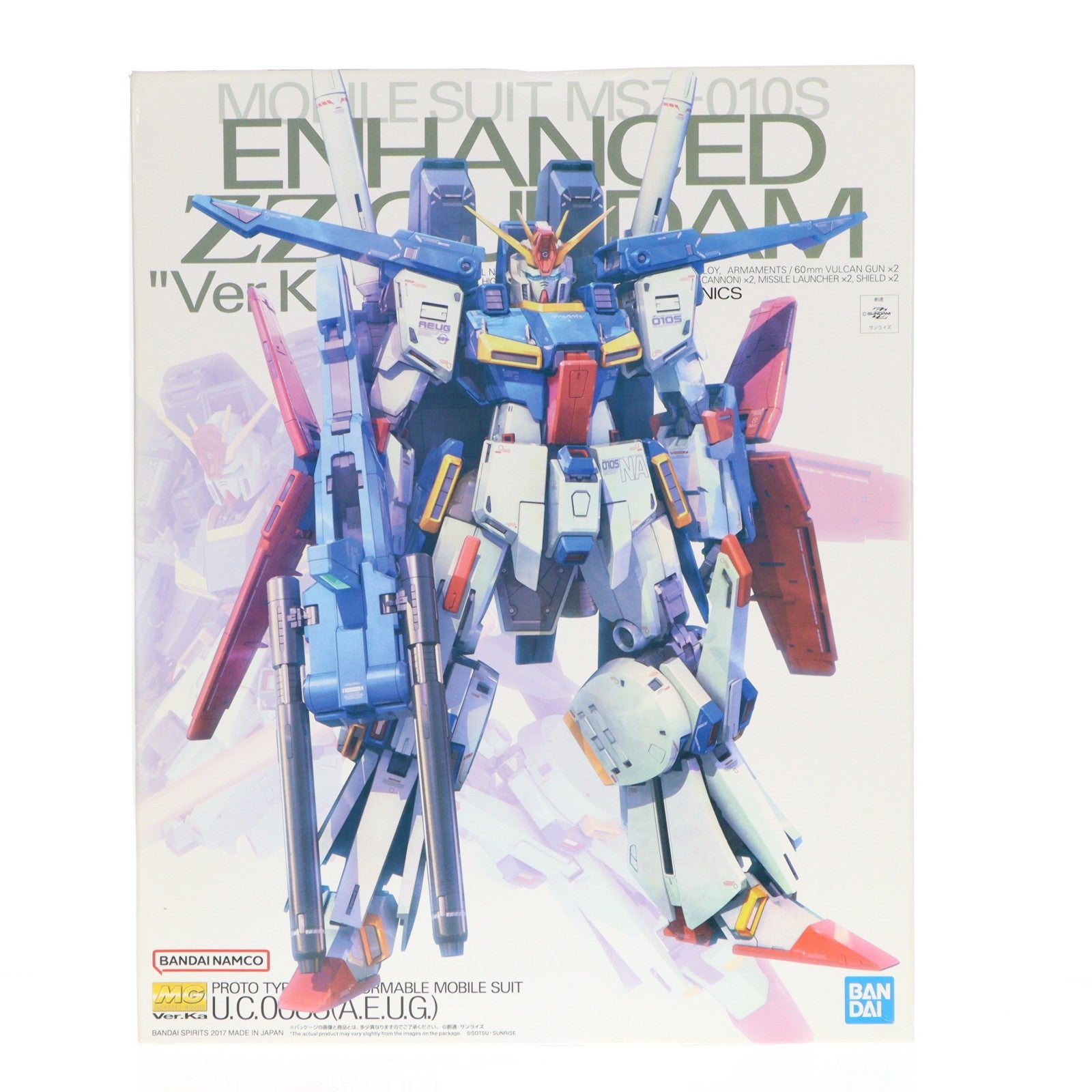 【中古即納】[PTM] プレミアムバンダイ限定 MG 1/100 MSZ-010S 強化型ダブルゼータガンダム Ver.Ka 機動戦士ガンダムZZ(ダブルゼータ) プラモデル(5064225) バンダイスピリッツ(20221122)