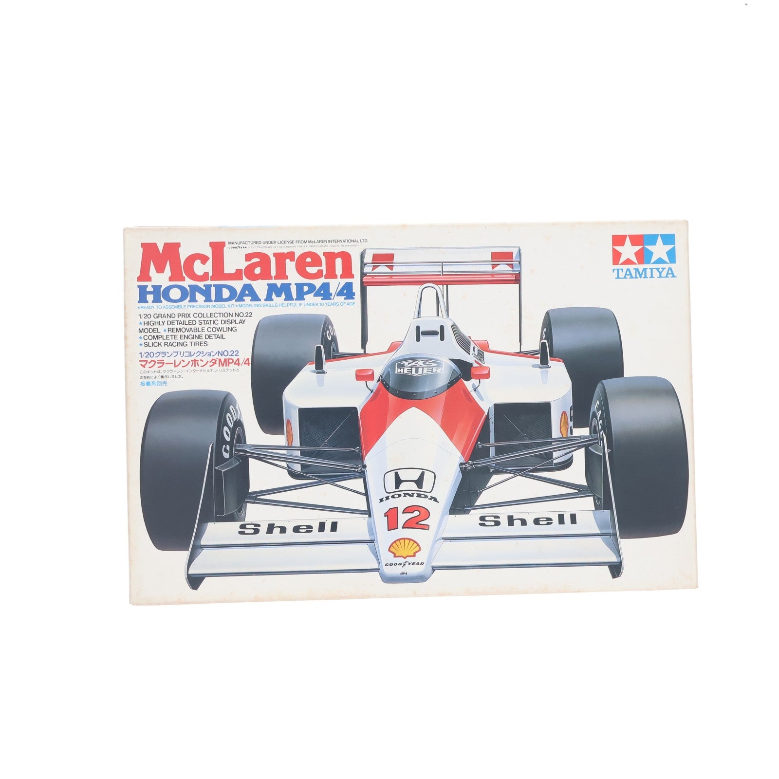 【中古即納】[PTM] グランプリコレクション No.22 1/20 マクラーレン ホンダ MP4/4 シェルVer. 定価1500円版 プラモデル(20022) タミヤ(19881231)
