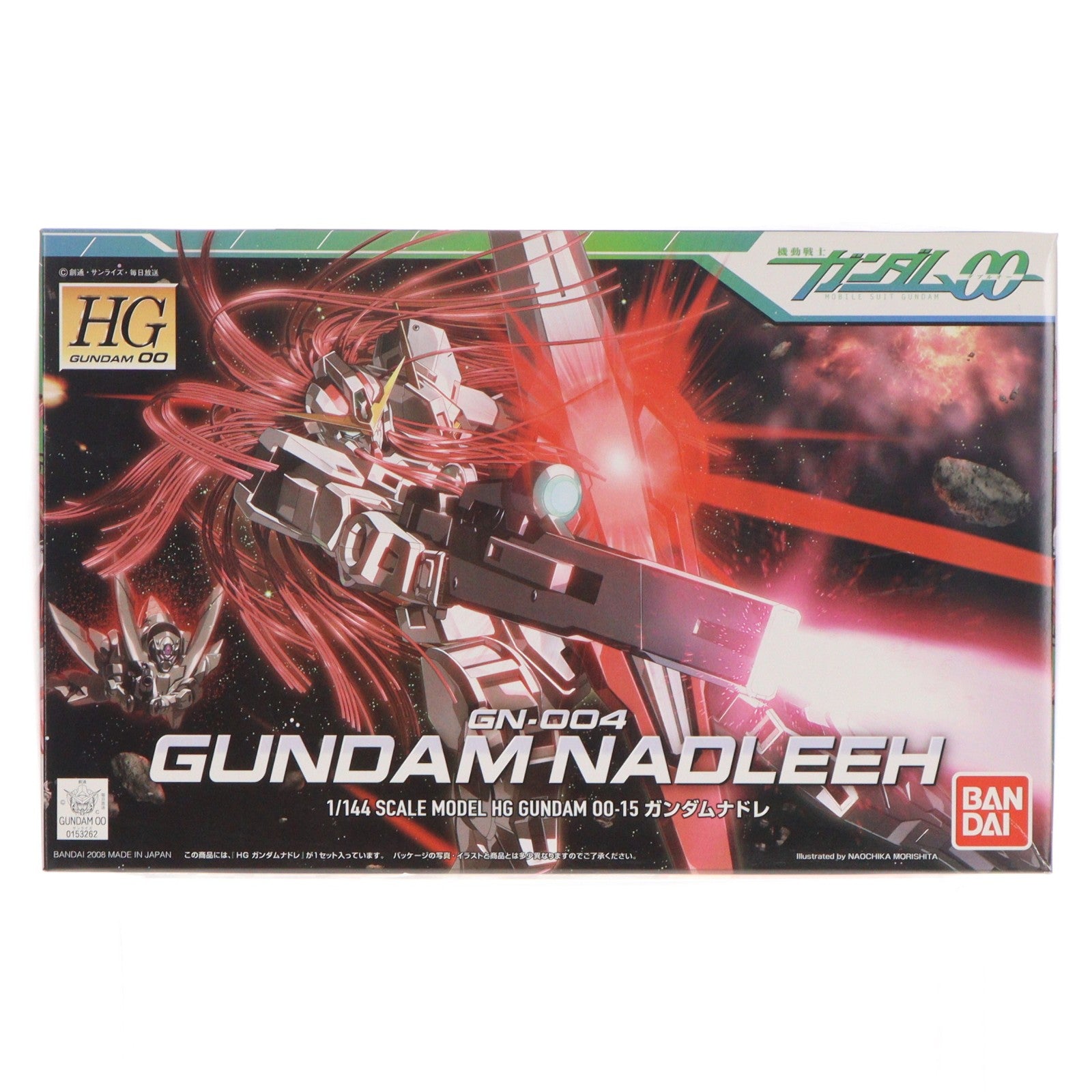 【中古即納】[PTM] HG 1/144 ガンダムナドレ 機動戦士ガンダム00(ダブルオー) プラモデル(0153262) バンダイ(20190531)