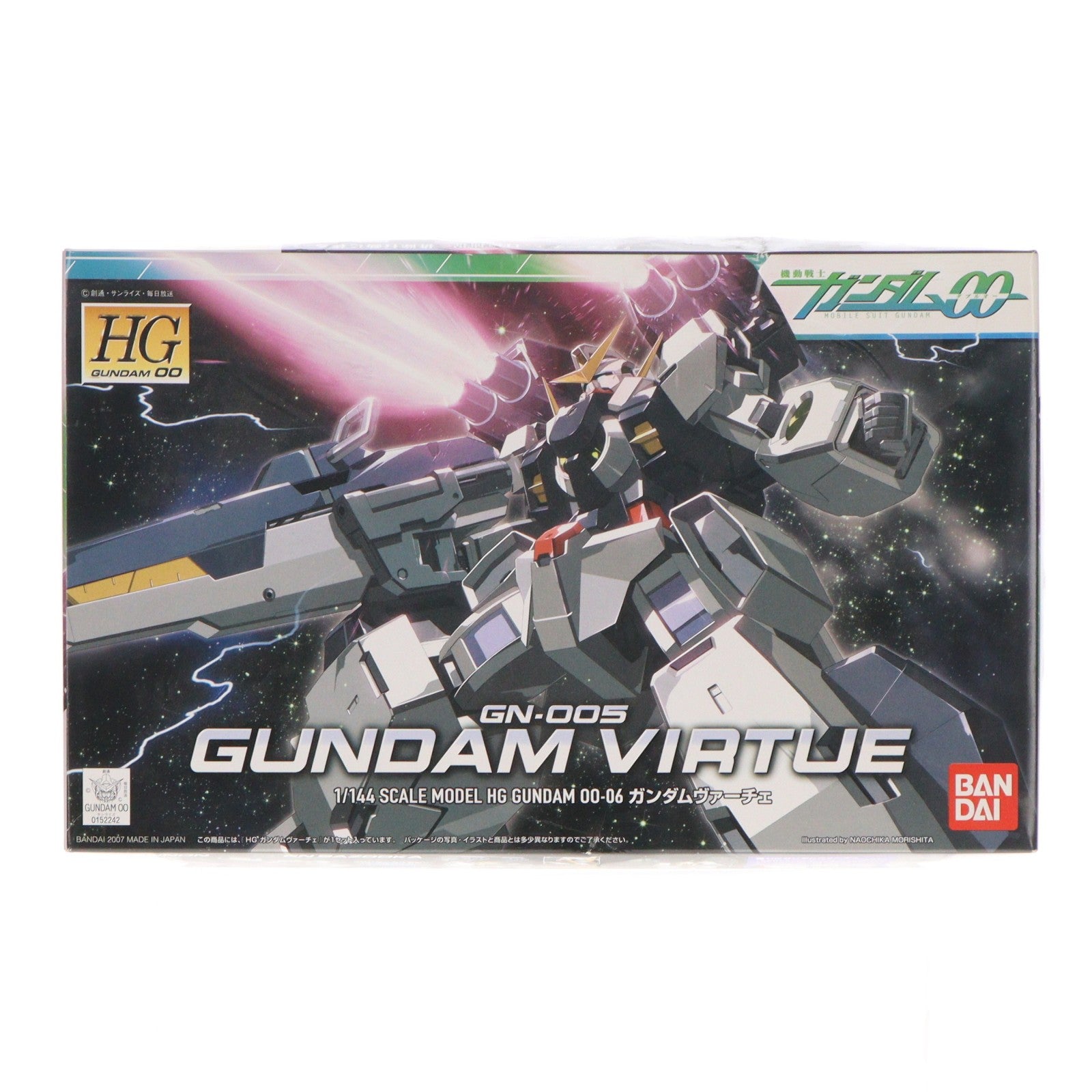 【中古即納】[PTM] HG 1/144 ガンダムヴァーチェ 機動戦士ガンダム00(ダブルオー) プラモデル バンダイ(20181110)