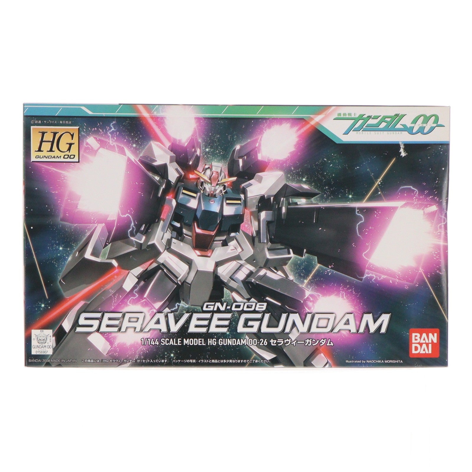 【中古即納】[PTM] HG 1/144 GN-008 セラヴィーガンダム 機動戦士ガンダム00(ダブルオー) プラモデル(0156907) バンダイ(20190531)
