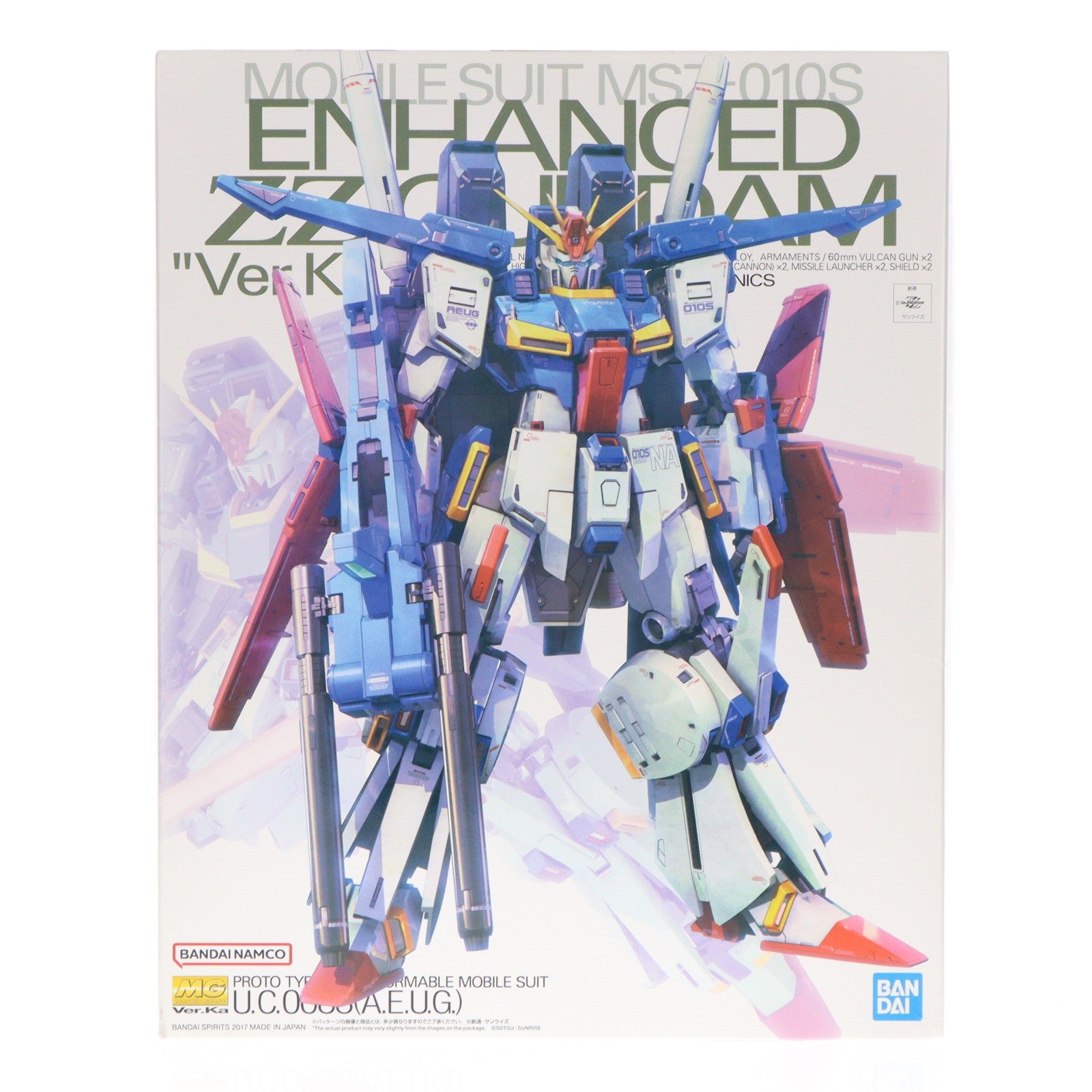 【中古即納】[PTM] プレミアムバンダイ限定 MG 1/100 MSZ-010S 強化型ダブルゼータガンダム Ver.Ka 機動戦士ガンダムZZ(ダブルゼータ) プラモデル(5064225) バンダイスピリッツ(20221122)