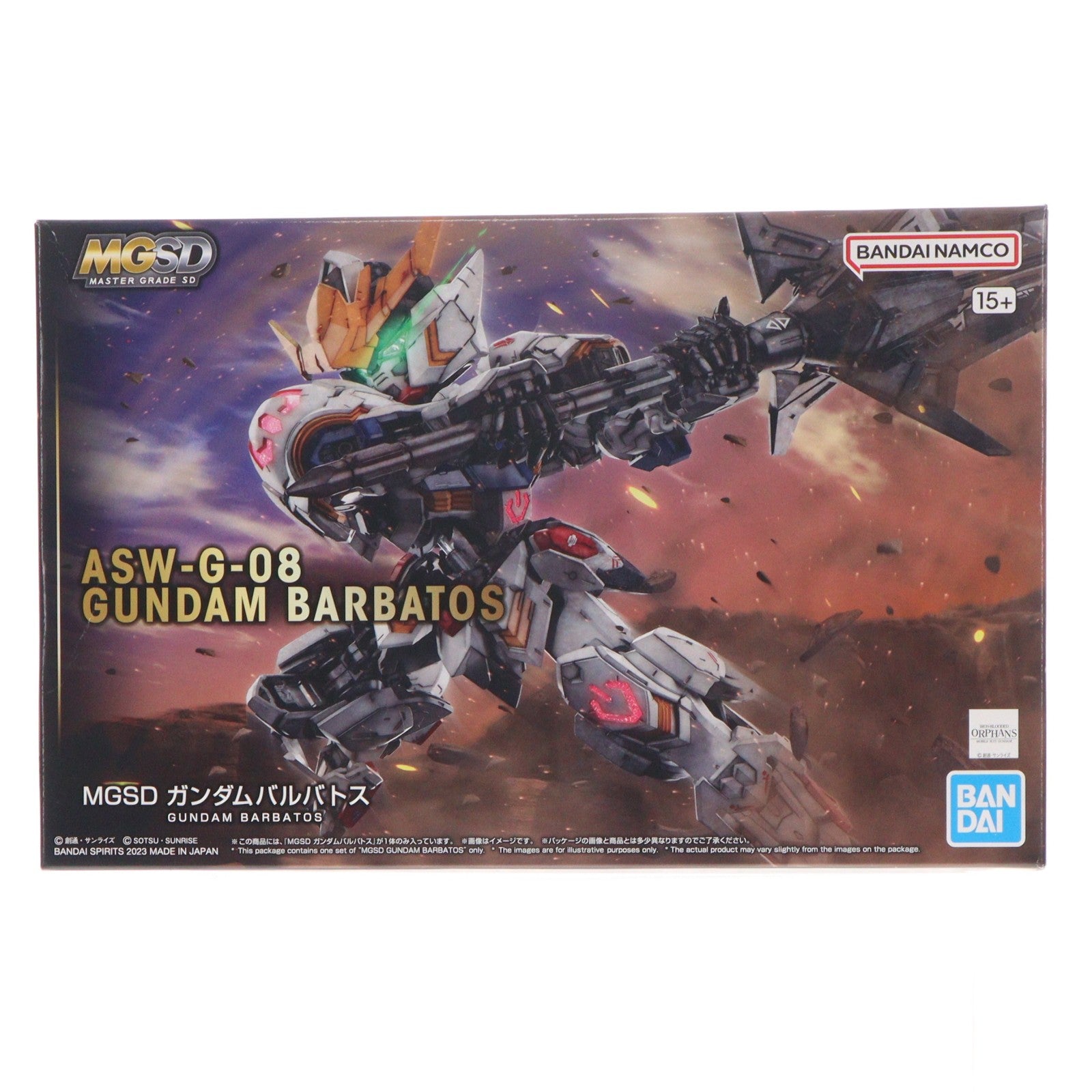 【中古即納】[PTM] (再販) MGSD ガンダムバルバトス 機動戦士ガンダム 鉄血のオルフェンズ プラモデル(5065699) バンダイスピリッツ(20260624)