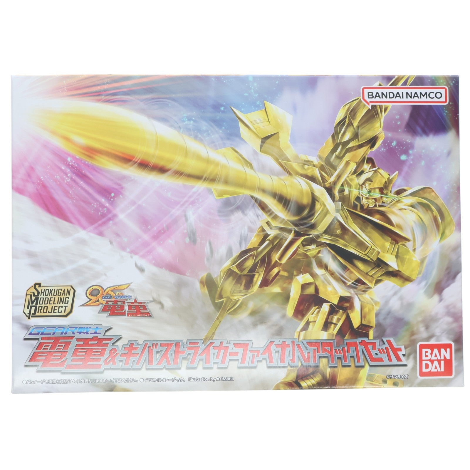 【中古即納】[PTM] (食玩) プレミアムバンダイ限定 SMP[SHOKUGAN MODELING PROJECT] 電童&キバストライカーファイナルアタックセット GEAR戦士電童(ギアファイターでんどう) プラモデル バンダイ(20260630)