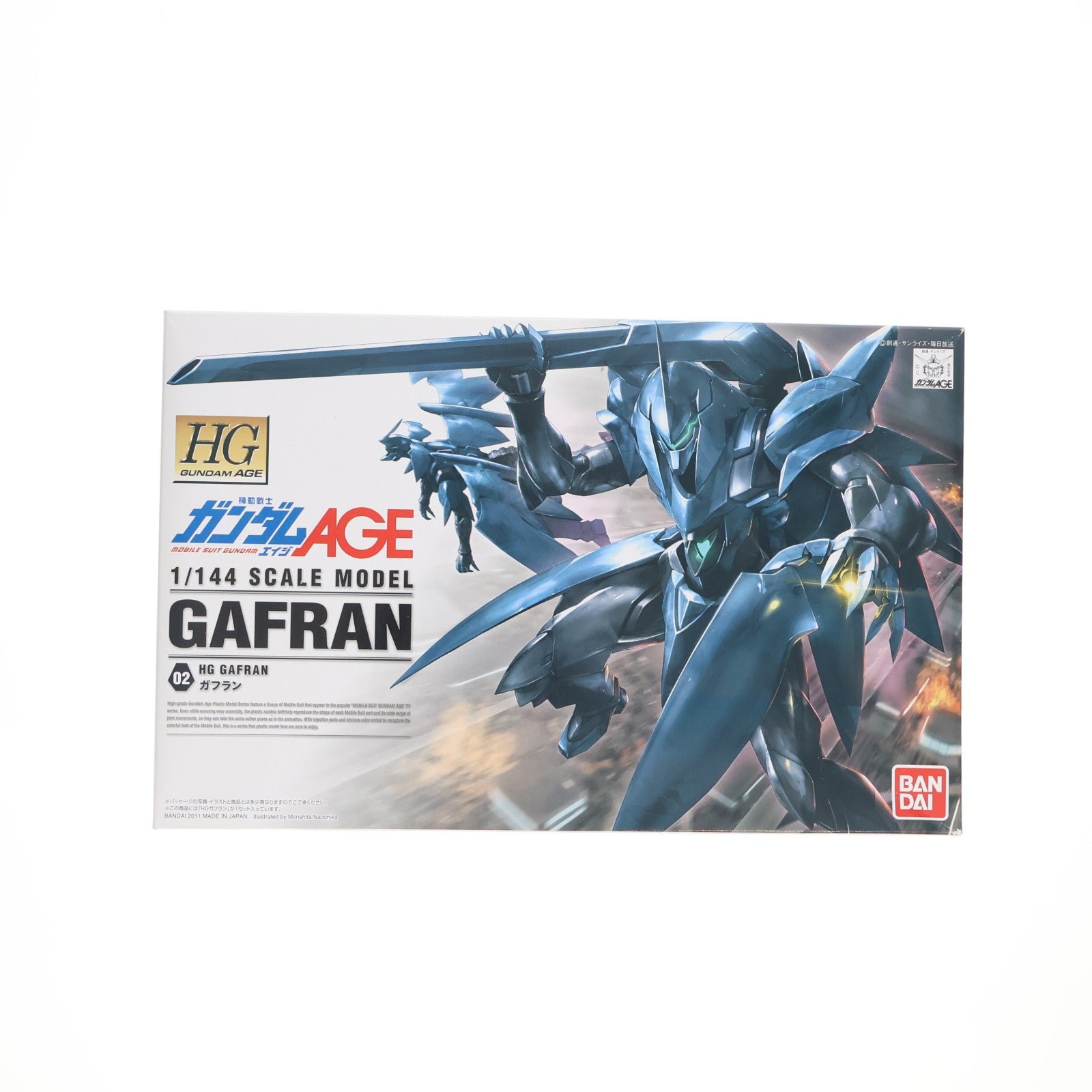 【中古即納】[PTM] HG 1/144 ovv-f ガフラン 機動戦士ガンダムAGE(エイジ) プラモデル(0171538) バンダイ(20111001)