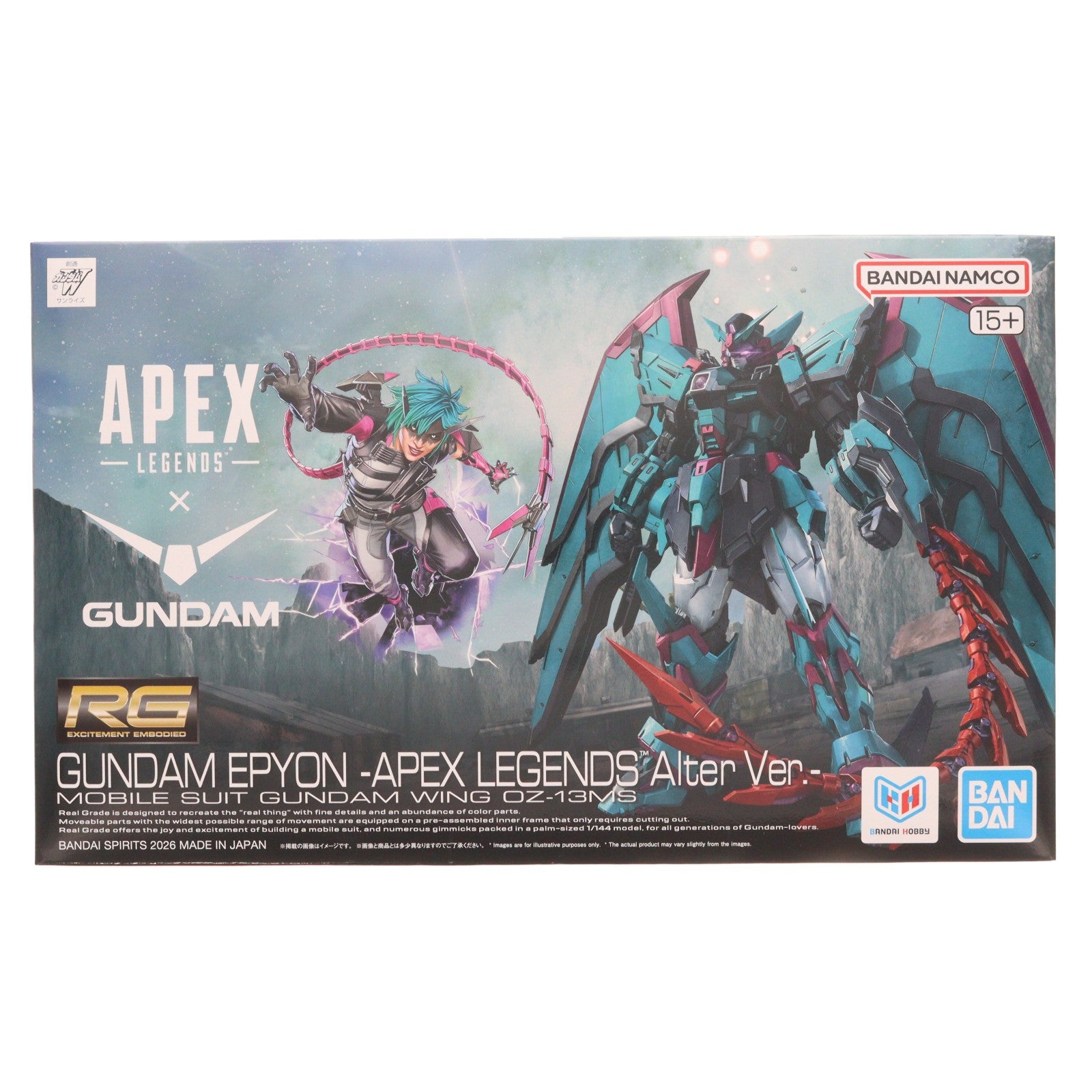 【中古即納】[PTM] RG 1/144 ガンダムエピオン -APEX LEGENDS(TM) オルター Ver.- 新機動戦記ガンダムW(ウイング) プラモデル Apex Legends Shop&プレミアムバンダイ限定 バンダイスピリッツ(20260725)
