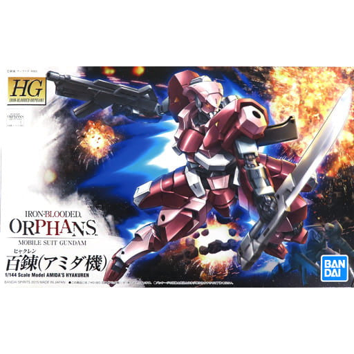 【中古即納】[PTM] (再販) HG 1/144 百錬(アミダ機) 機動戦士ガンダム 鉄血のオルフェンズ プラモデル(5063796) バンダイスピリッツ(20260513)