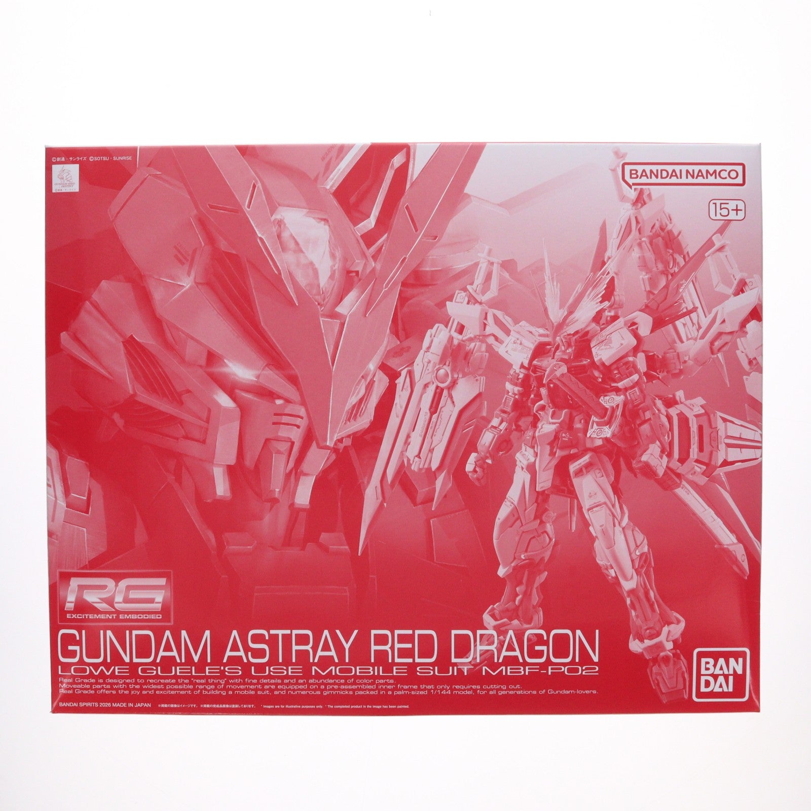 【中古即納】[PTM] プレミアムバンダイ限定 RG 1/144 ガンダムアストレイ レッドドラゴン 機動戦士ガンダムSEED DESTINY ASTRAY R(シード デスティニー アストレイ R) プラモデル(5072051) バンダイスピリッツ(20260220)
