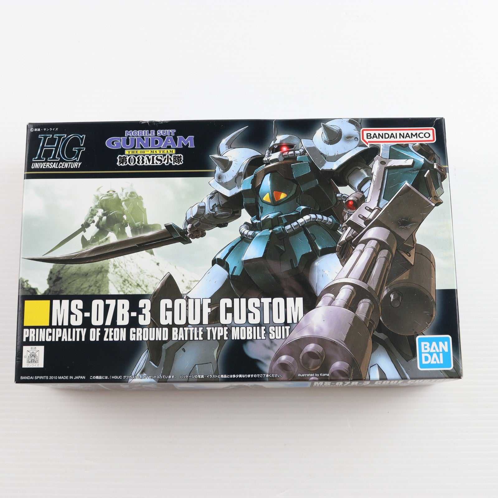 【中古即納】[PTM] HGUC 1/144 グフカスタム 機動戦士ガンダム 第08MS小隊 プラモデル(5059165) バンダイスピリッツ(20201023)