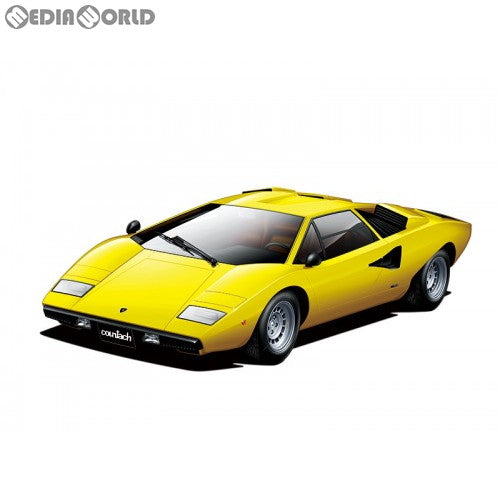 【中古即納】[PTM] ザ・スーパーカー No.1 1/24 ランボルギーニ カウンタック LP400 '74 プラモデル アオシマ(20200731)