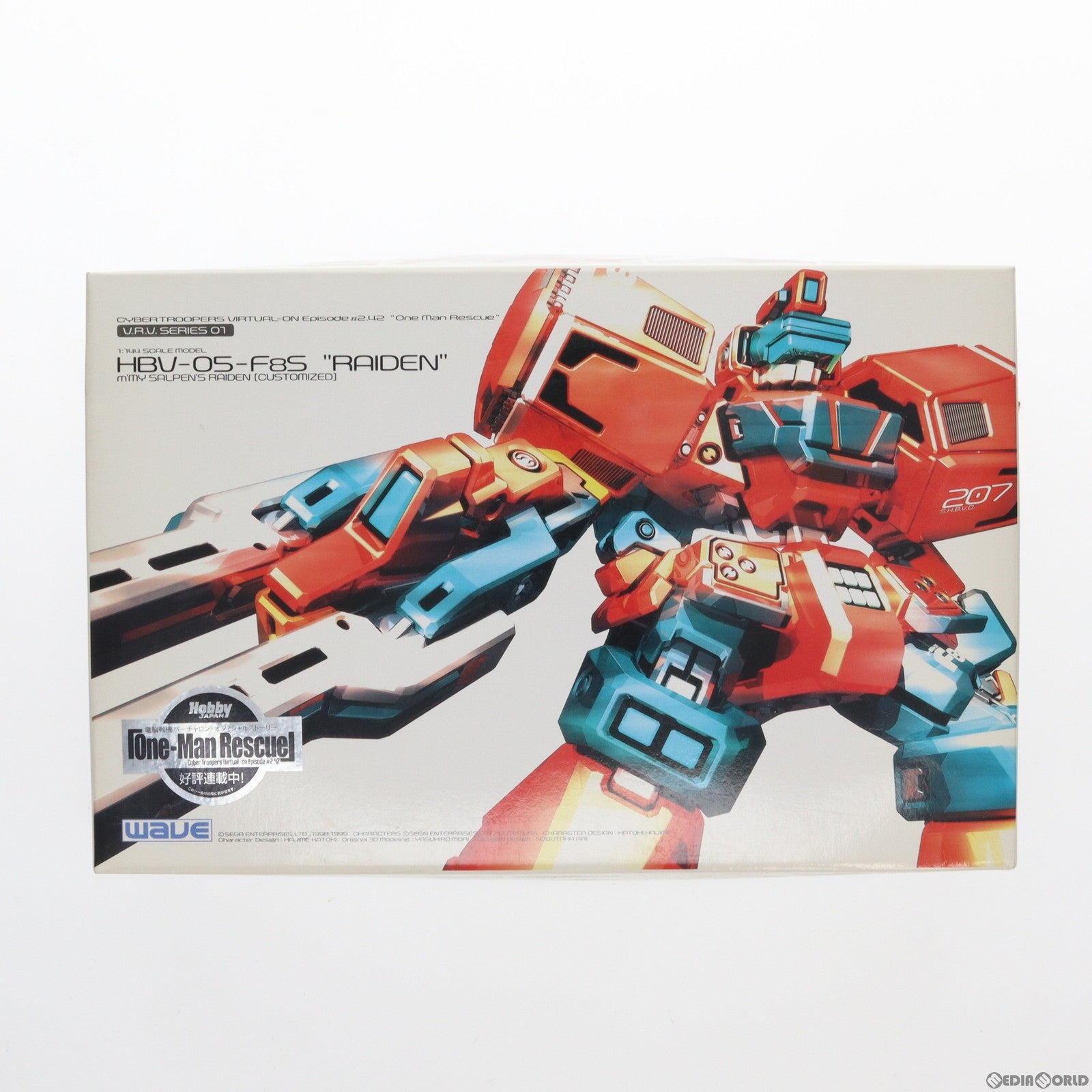 【中古即納】[PTM] 1/144 ミミー・サルペン専用ライデン 電脳戦機バーチャロン One-Man Rescue V.R.V.シリーズ プラモデル ウェーブ(WAVE)(19991002)