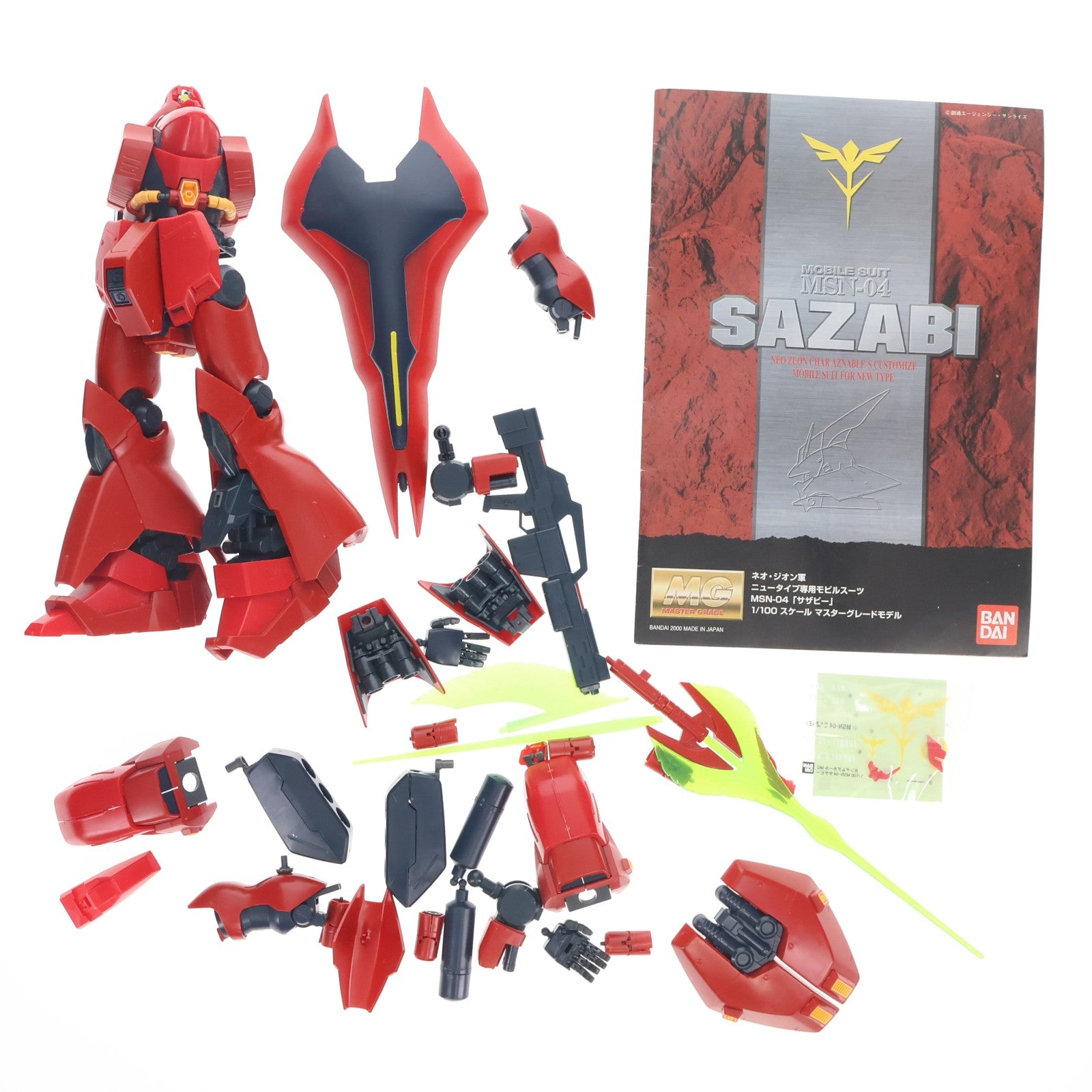【中古即納】[PTM] MG 1/100 MSN-04 サザビー 機動戦士ガンダム 逆襲のシャア プラモデル(0077072) バンダイ(20170802)