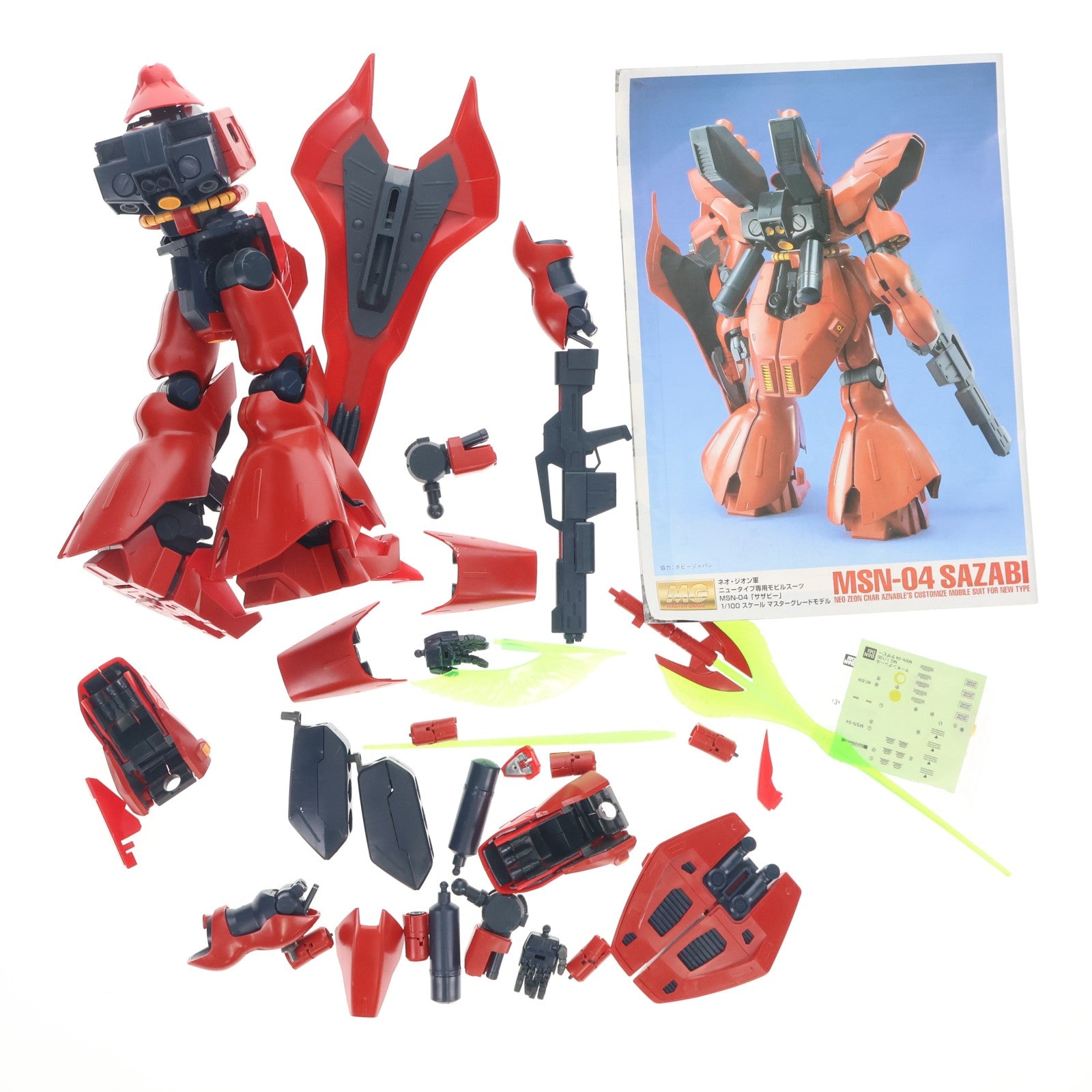 【中古即納】[PTM] MG 1/100 MSN-04 サザビー 機動戦士ガンダム 逆襲のシャア プラモデル(0077072) バンダイ(20170802)