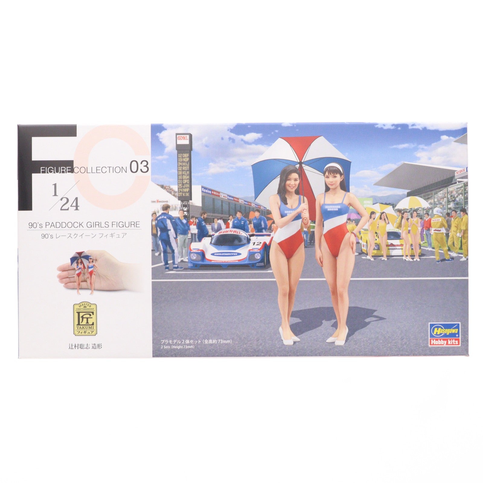 【中古即納】[PTM] 1/24 90's レースクイーン プラモデル(FC03) ハセガワ(20181226)