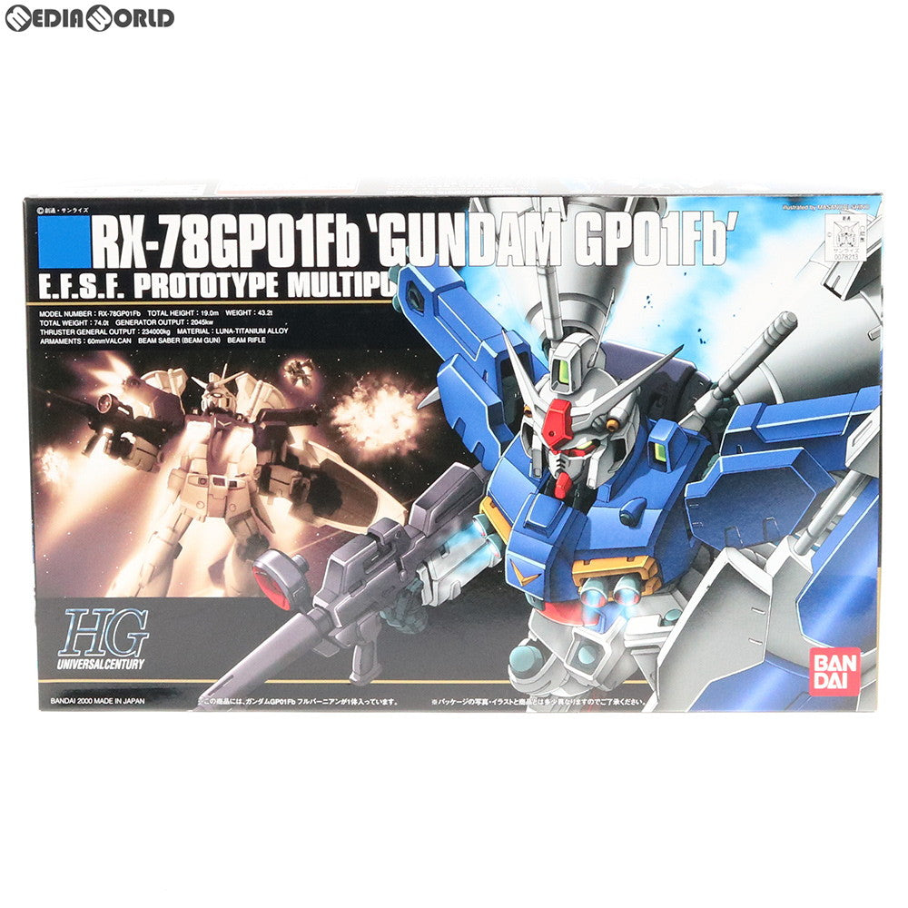 【中古即納】[PTM] HGUC 1/144 RX-78GP01Fb ガンダムGP01Fb(フルバーニアン) 機動戦士ガンダム0083 STARDUST MEMORY プラモデル(0078213) バンダイ(20001231)