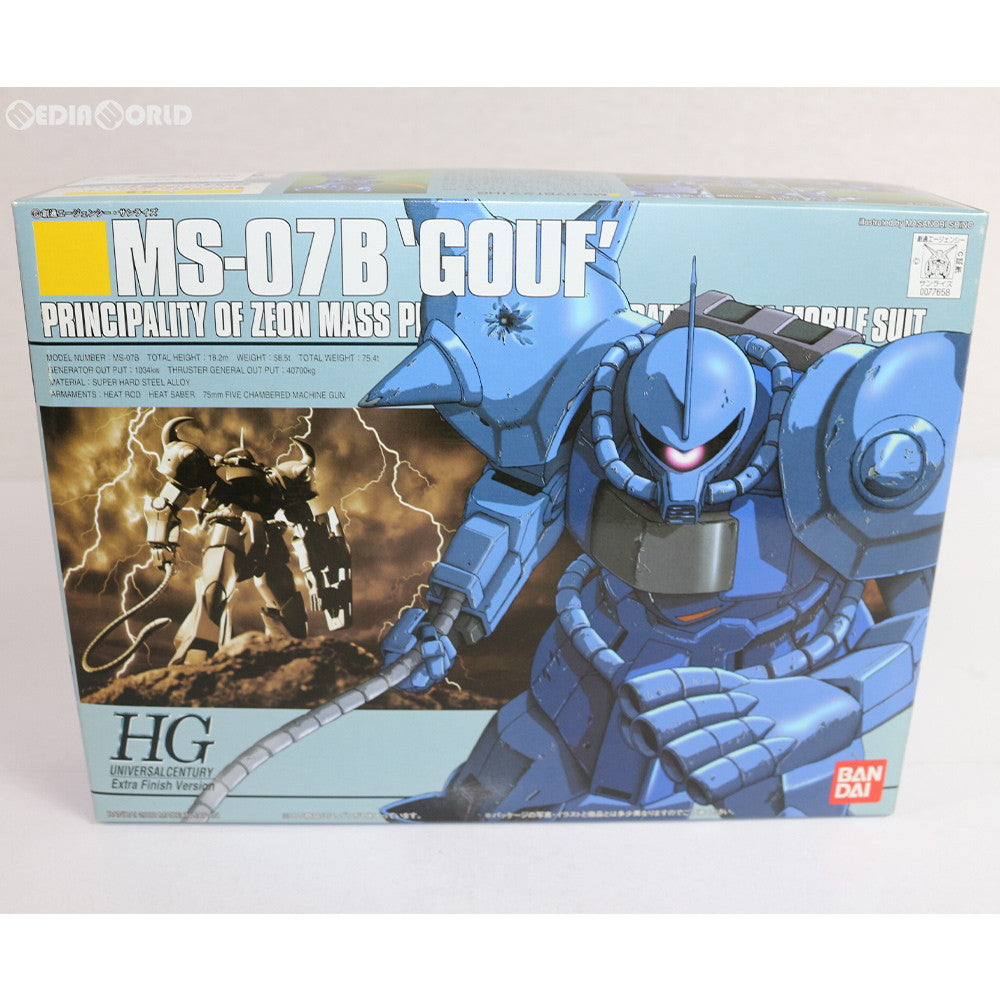 【中古即納】[PTM] HGUC 1/144 MS-07B グフ エクストラフィニッシュバージョン ブルーメタリック ダークブルーメタリック 機動戦士ガンダム プラモデル・ラジコンショー2000記念品 バンダイ(20000930)