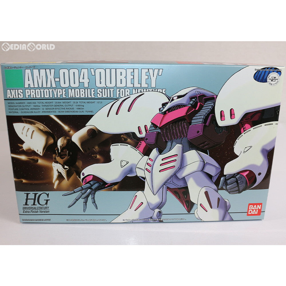 【中古即納】[PTM] HGUC 1/144 AMX-004 キュベレイ エクストラフィニッシュバージョン ホワイトパール ピンクメタル 機動戦士Zガンダム プラモデル ラジコンショー2000記念商品 バンダイ(20000930)