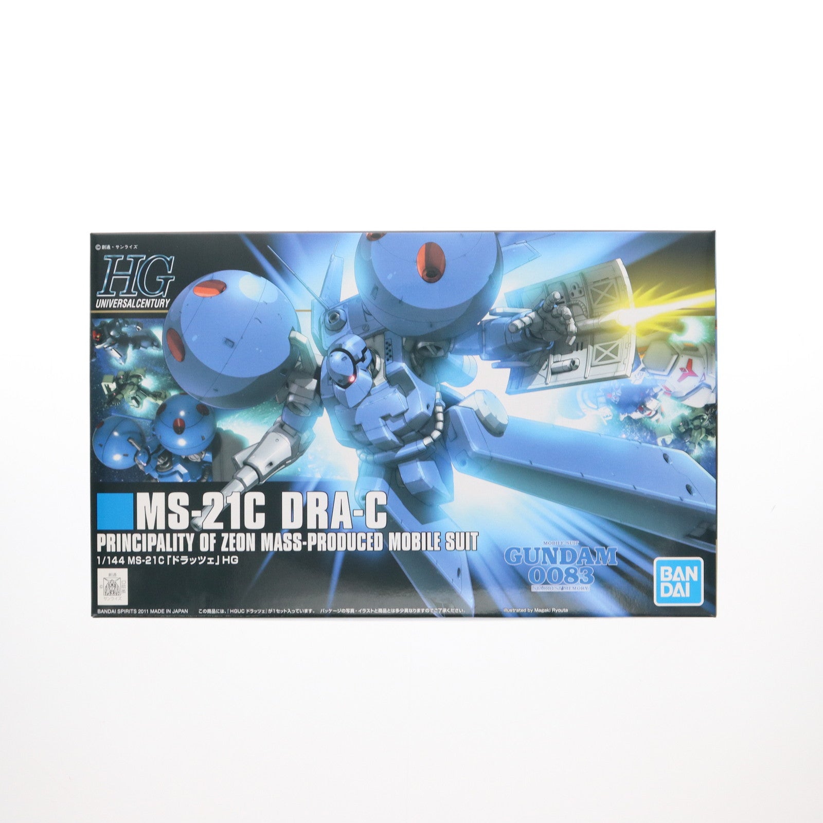 【中古即納】[PTM] HGUC 1/144 RX-78 MS-21C ドラッツェ 機動戦士ガンダム0083 STARDUST MEMORY(スターダストメモリー) プラモデル(5061822) バンダイスピリッツ(20210430)