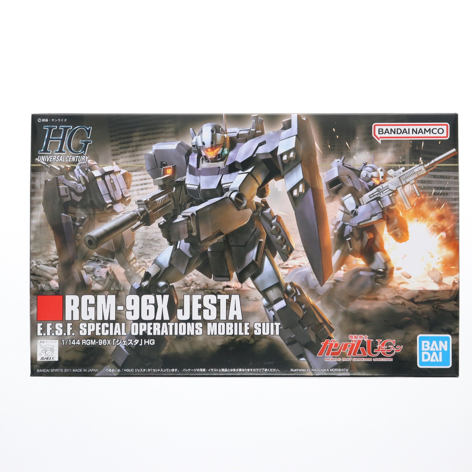 【中古即納】[PTM] (再販) HGUC 1/144 ジェスタ 機動戦士ガンダムUC(ユニコーン) プラモデル バンダイスピリッツ(20241231)