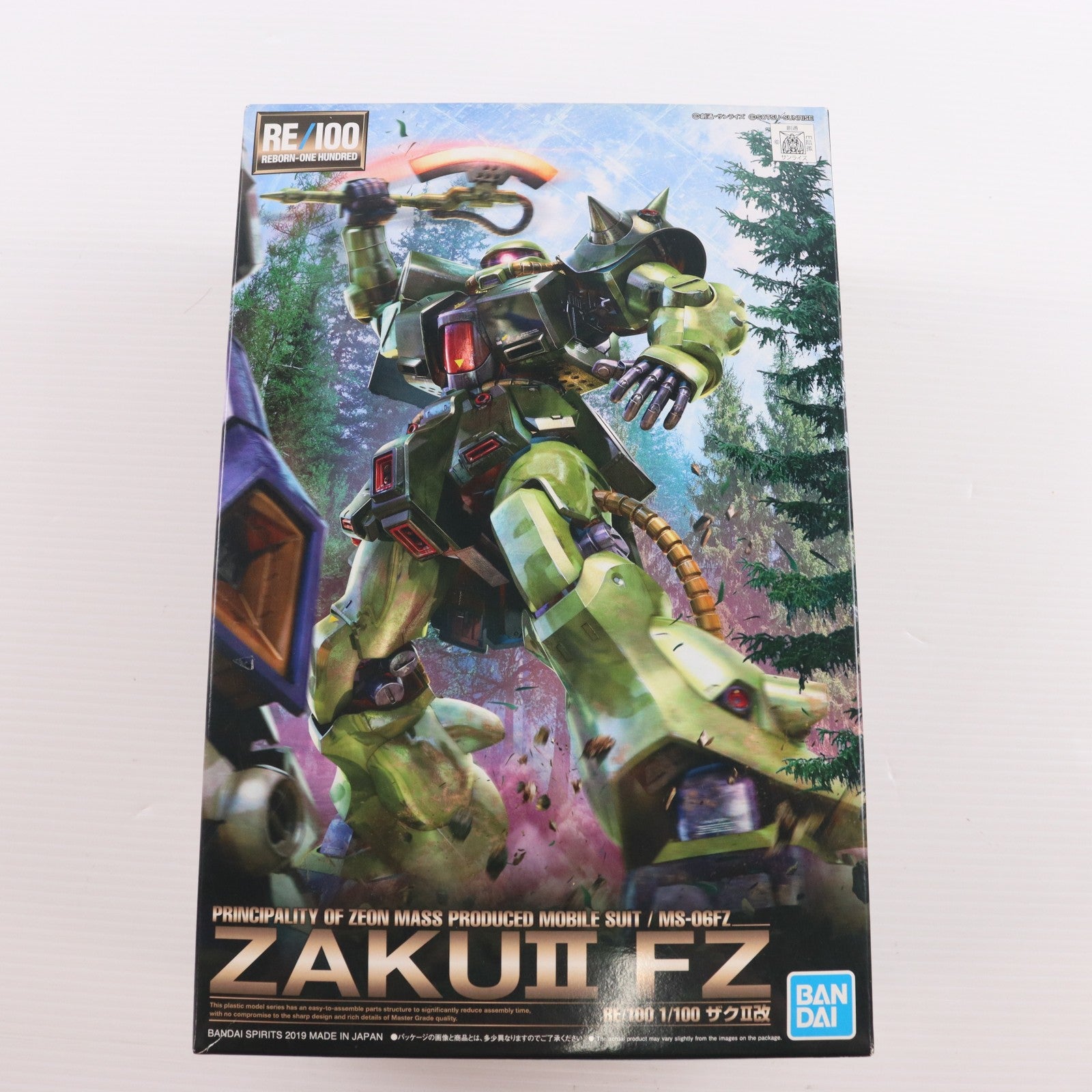 【中古即納】[PTM] (再販) RE/100 1/100 MS-06FZ ザクII改 機動戦士ガンダム0080 ポケットの中の戦争 プラモデル バンダイスピリッツ(20260711)