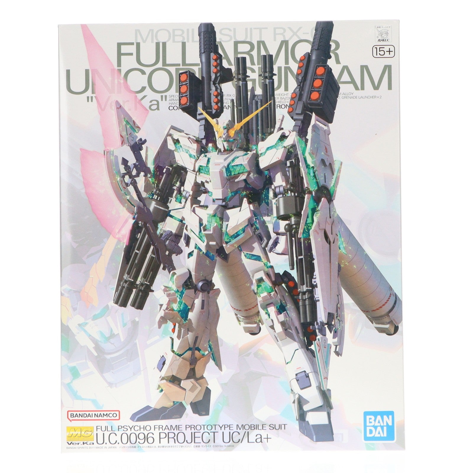 【中古即納】[PTM] (再販) MG 1/100 RX-0 フルアーマーユニコーンガンダム Ver.Ka 機動戦士ガンダムUC(ユニコーン) プラモデル(5061589) バンダイスピリッツ(20260701)
