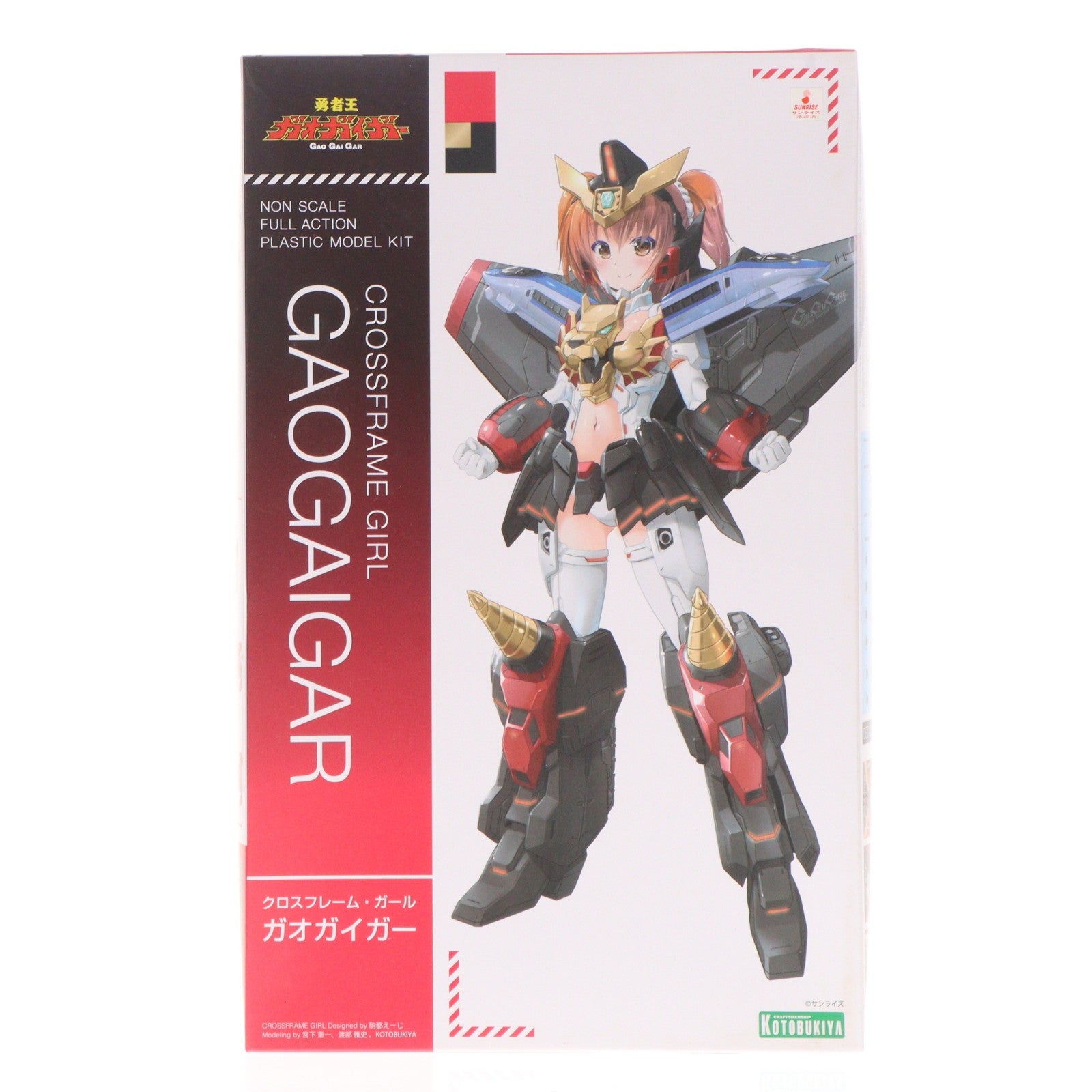 【中古即納】[PTM] クロスフレーム・ガール ガオガイガー フレームアームズ・ガール×勇者王ガオガイガー プラモデル(CG001) コトブキヤ(20190625)