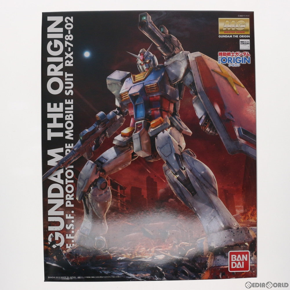 【中古即納】[PTM] MG 1/100 RX-78-02 ガンダム 機動戦士ガンダム THE ORIGIN(ジ・オリジン) プラモデル(0201314) バンダイ(20210615)