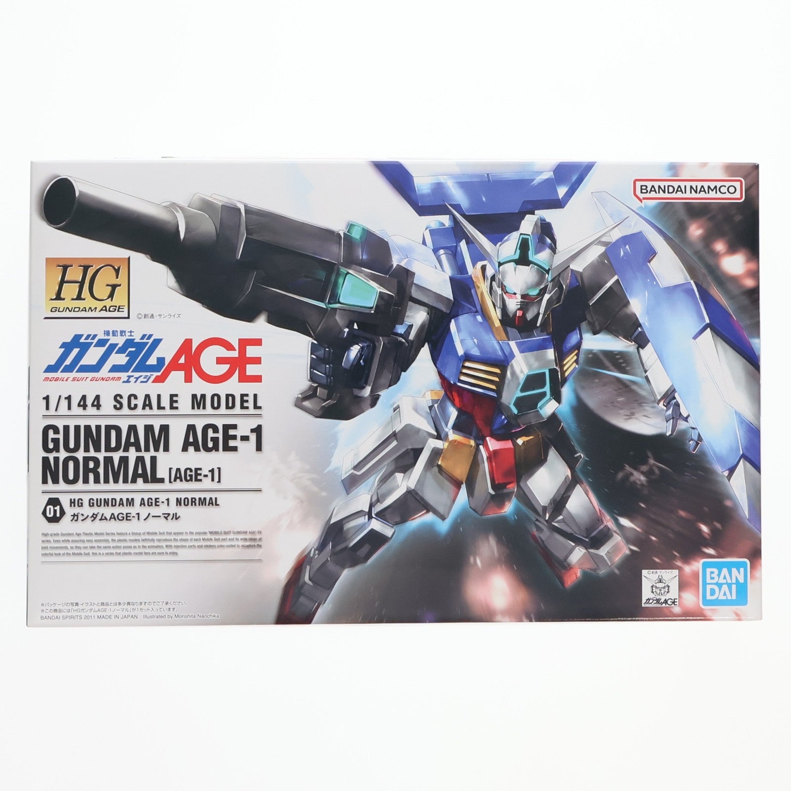 【中古即納】[PTM] (再販) HG 1/144 AGE-1 ガンダムAGE-1 ノーマル 機動戦士ガンダムAGE(エイジ) プラモデル バンダイスピリッツ(20240926)