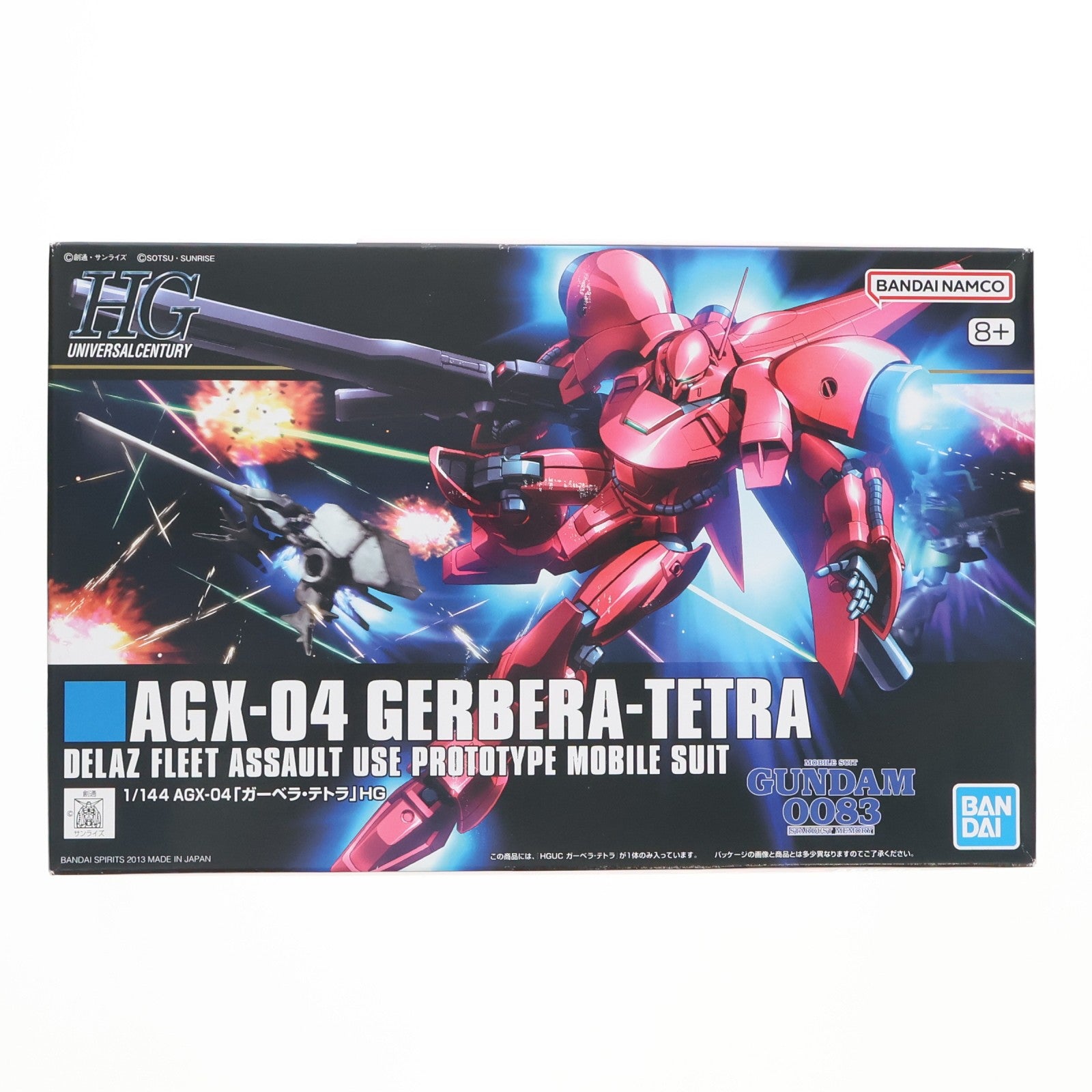 【中古即納】[PTM] (再販) HGUC 1/144 AGX-04 ガーベラ・テトラ 機動戦士ガンダム0083 STARDUST MEMORY(スターダストメモリー) プラモデル(5055886) バンダイスピリッツ(20260502)