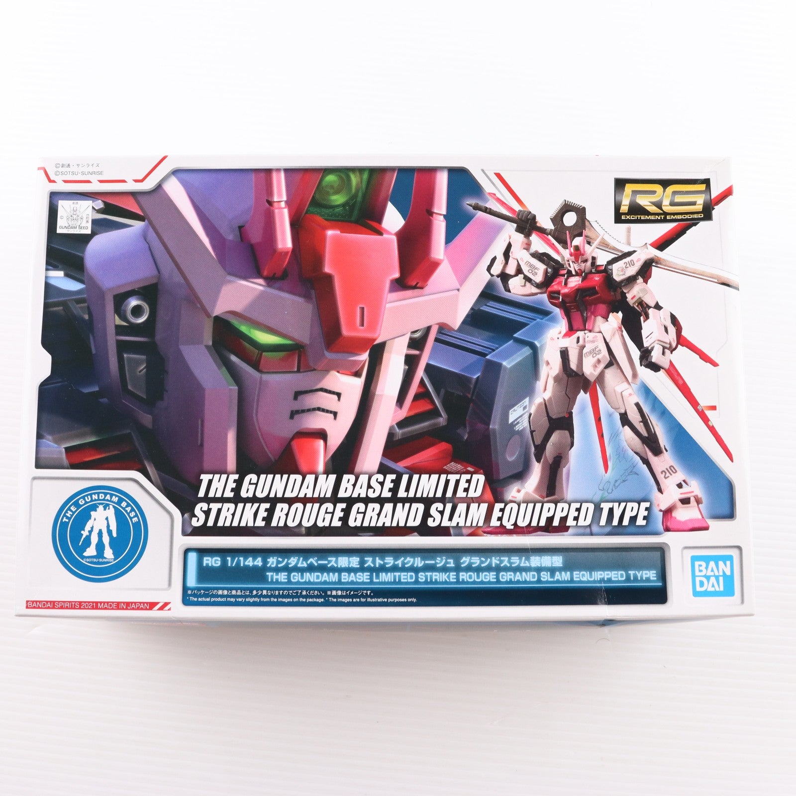 【中古即納】[PTM] ガンダムベース限定 RG 1/144 MBF-02 ストライクルージュ グランドスラム装備型 機動戦士ガンダムSEED(シード) プラモデル(5061399) バンダイスピリッツ(20210205)