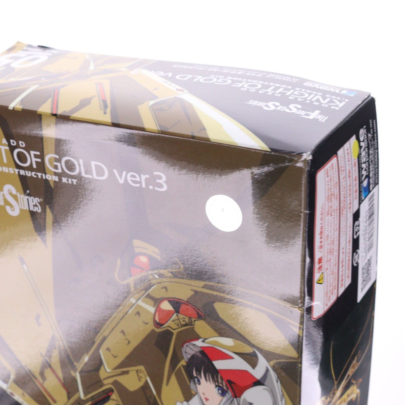 【中古即納】[PTM] 1/144 ナイト・オブ・ゴールド ver.3(成型色オレンジ) ファイブスター物語 プラモデル（FS-107) ウェーブ(WAVE)(20220228)
