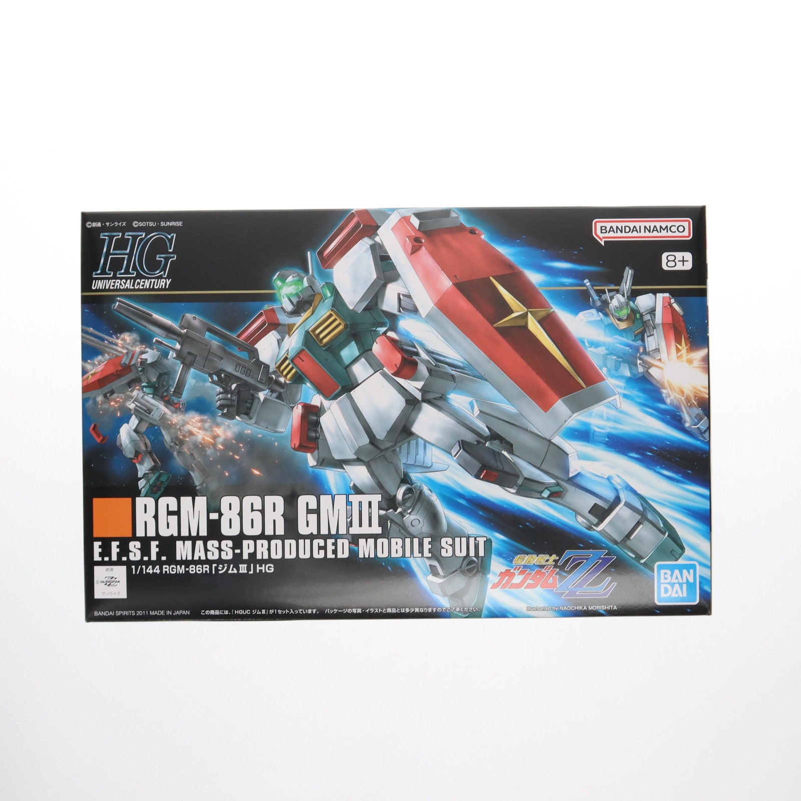【中古即納】[PTM] (再販) HGUC 1/144 RGM-86R ジムIII 機動戦士ガンダムZZ(ダブルゼータ) プラモデル(5055882) バンダイスピリッツ(20250326)