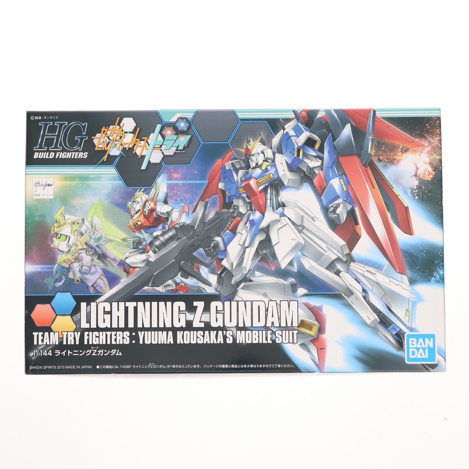【中古即納】[PTM] (再販) HGBF 1/144 ライトニングZガンダム ガンダムビルドファイターズトライ プラモデル バンダイスピリッツ(20250430)
