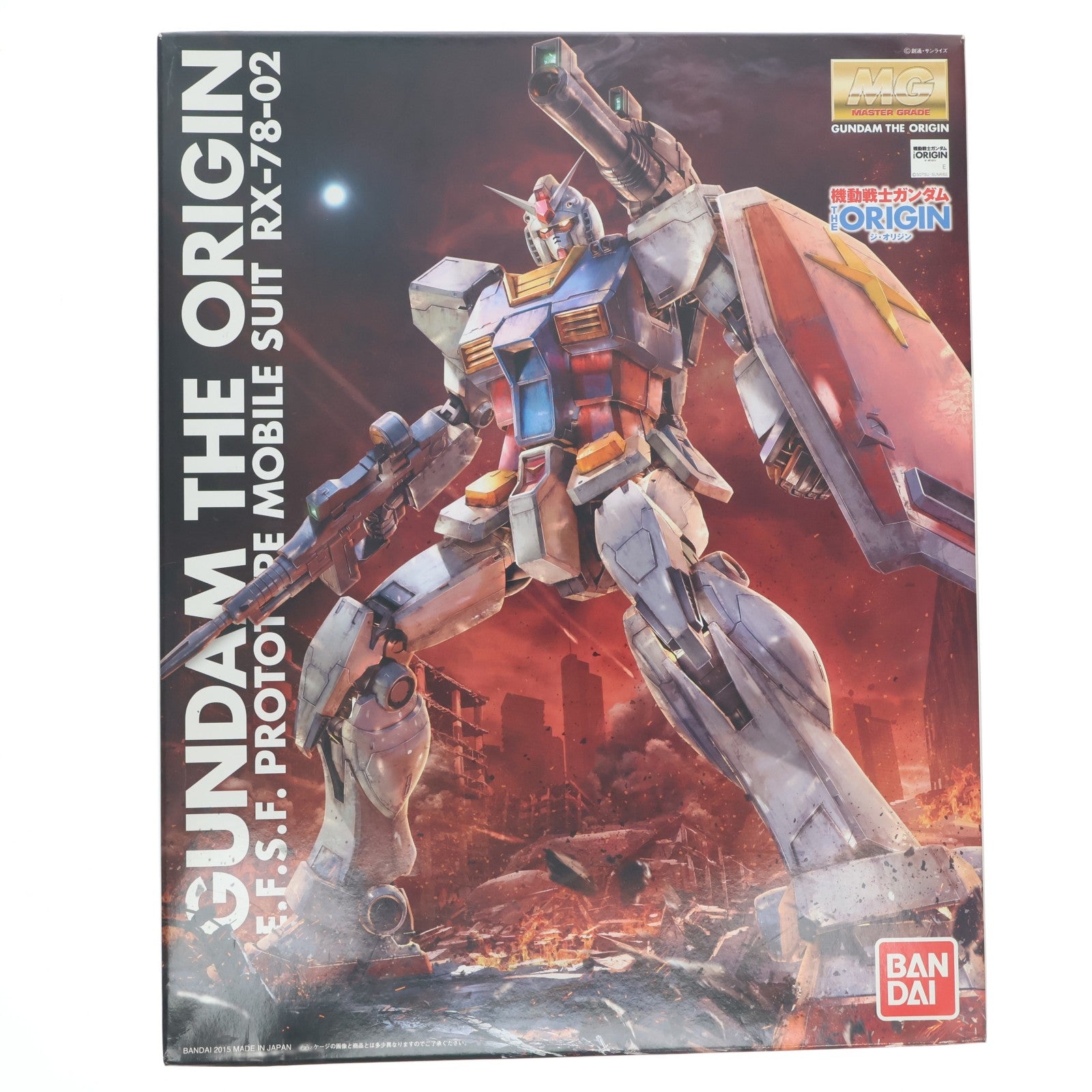 【中古即納】[PTM] MG 1/100 RX-78-02 ガンダム 機動戦士ガンダム THE ORIGIN(ジ・オリジン) プラモデル(0201314) バンダイ(20210615)