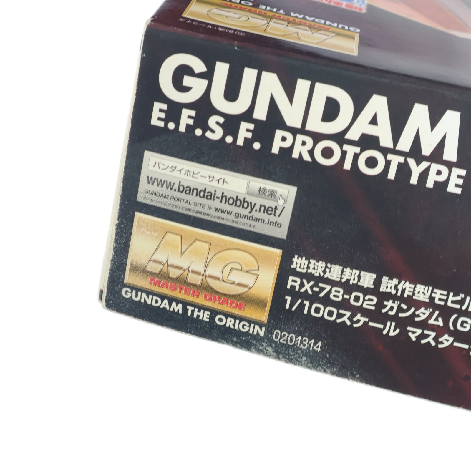 【中古即納】[PTM] MG 1/100 RX-78-02 ガンダム 機動戦士ガンダム THE ORIGIN(ジ・オリジン) プラモデル(0201314) バンダイ(20210615)
